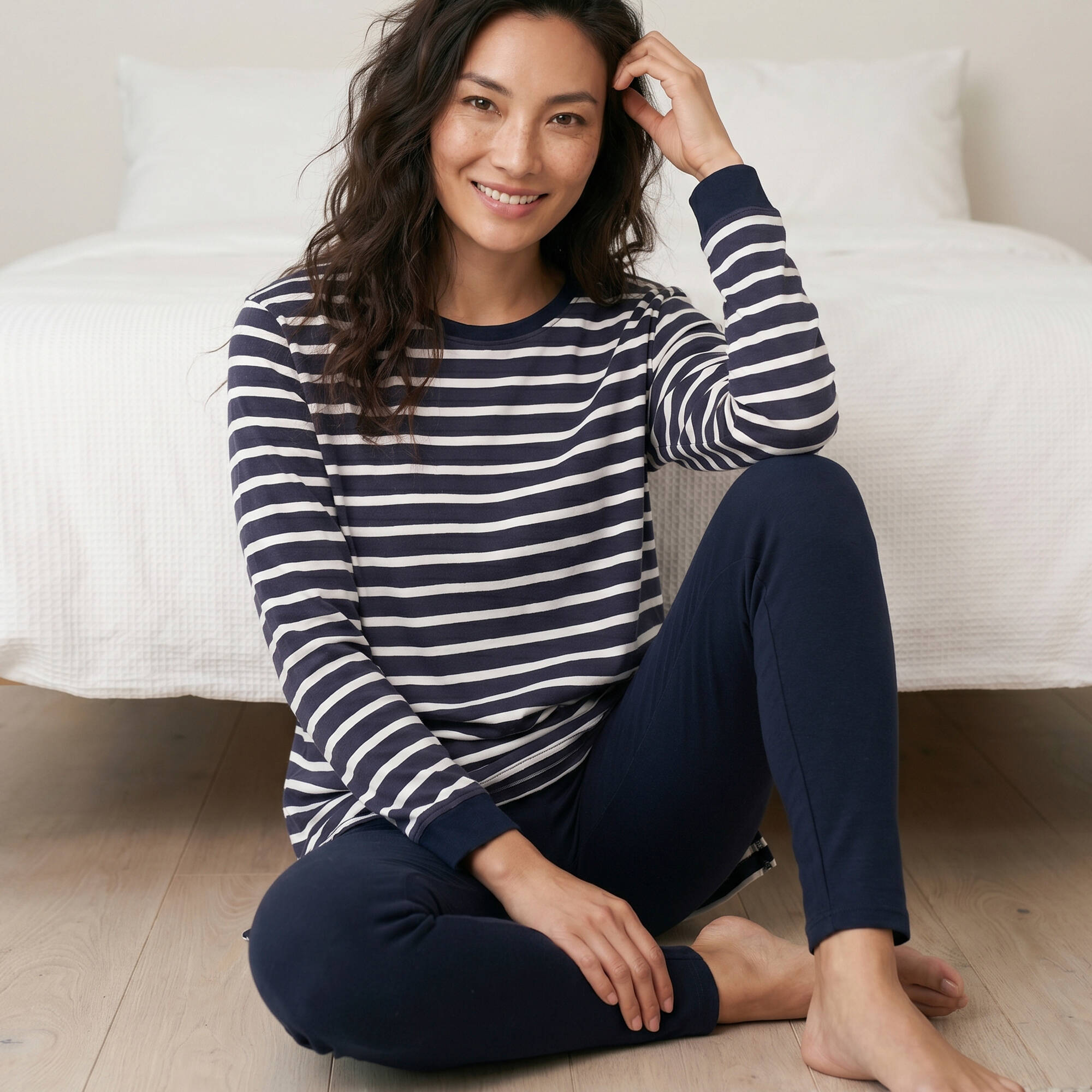 Pyjama molleton ray avec legging - Blancheporte 35 €