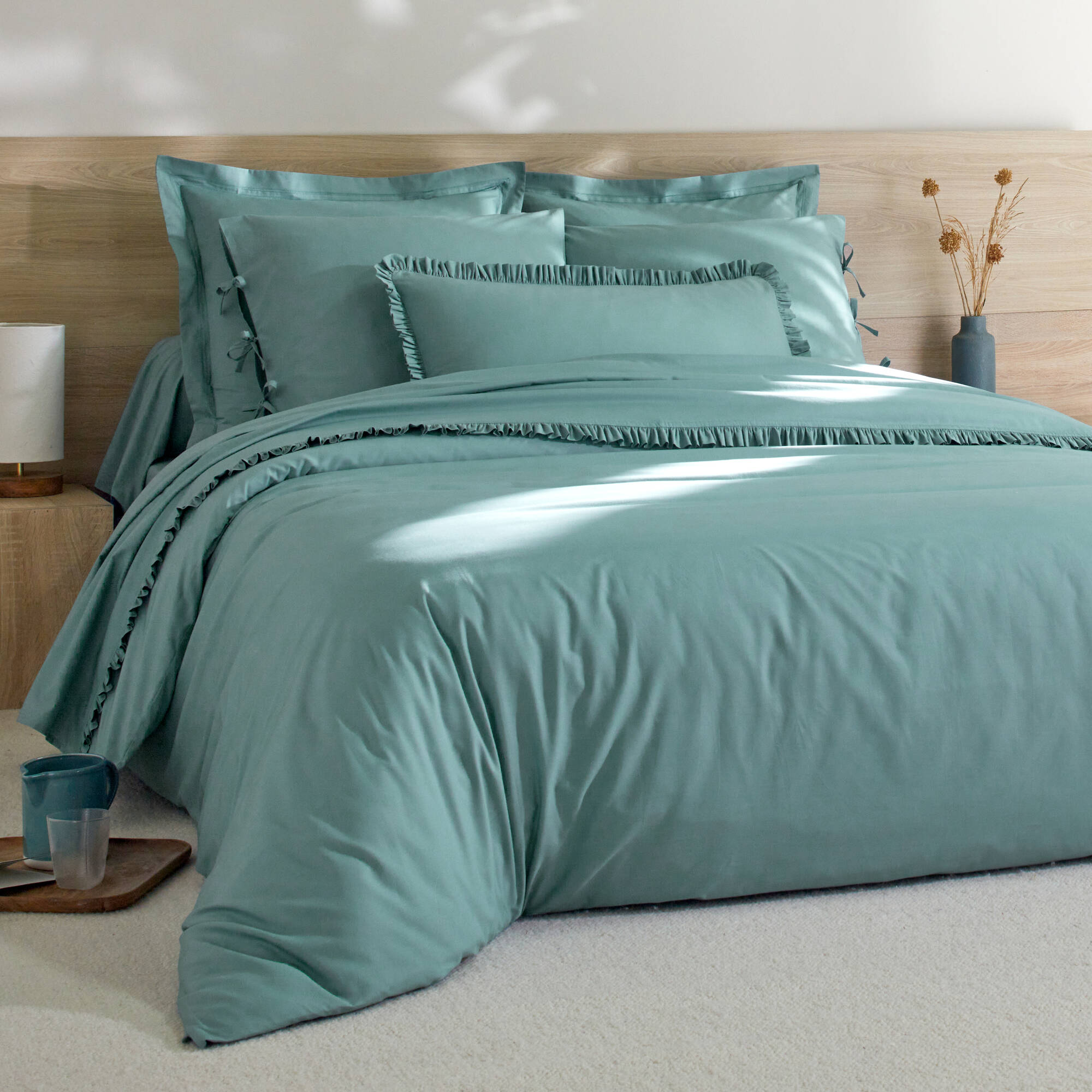Linge de lit uni percale - Blancheporte