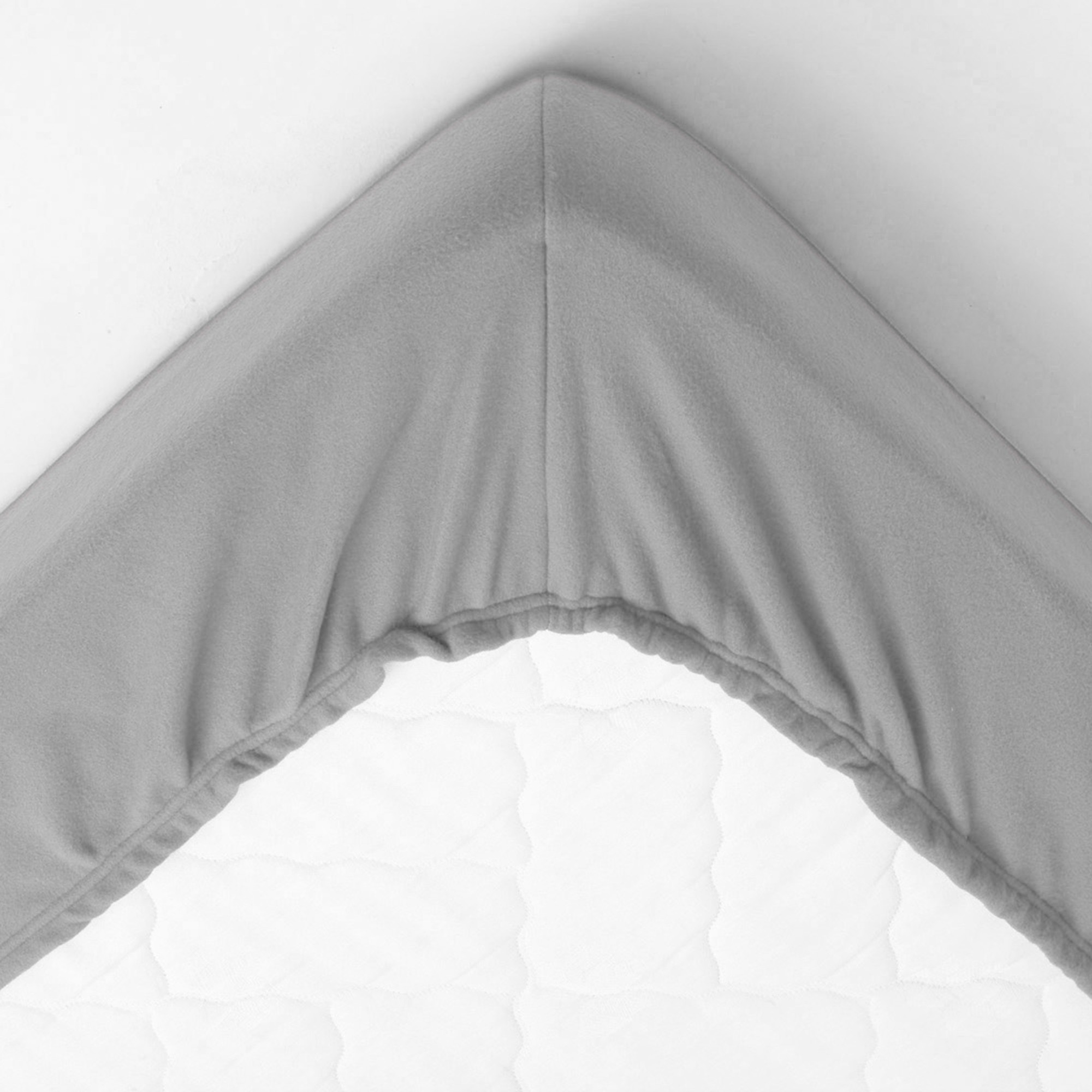 Couverture polaire mi-housse - Couverture 2 Personnes : 160x200 Cm - Gris - Ourson