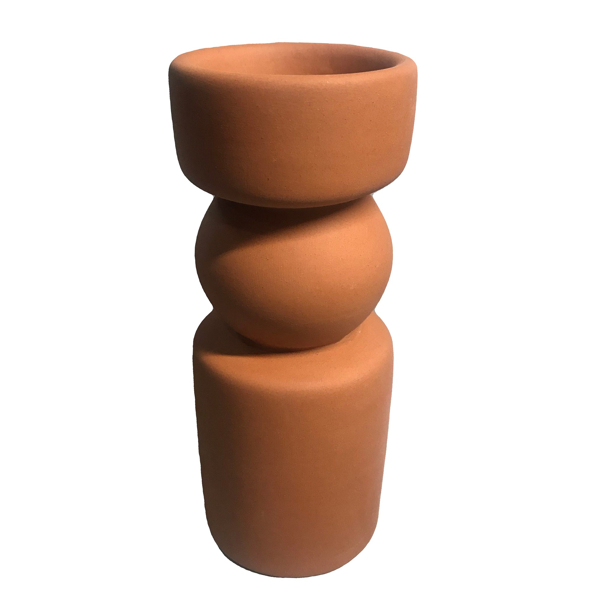 Bougeoir Photophore En Terre Cuite - Blancheporte