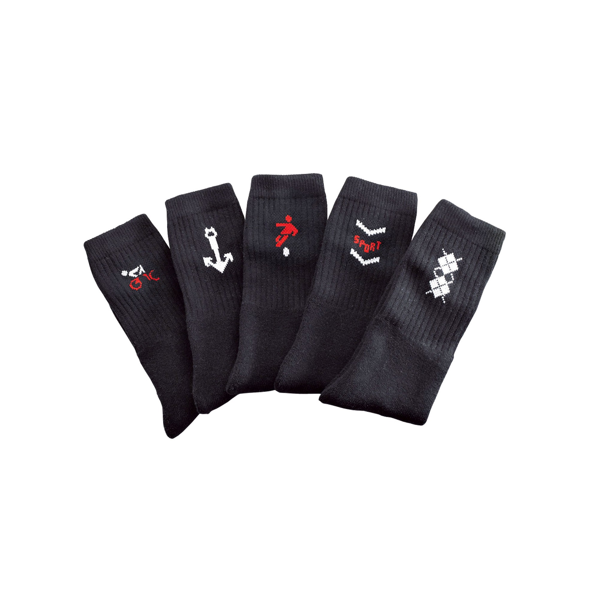 Mi-chaussettes Motifs Sport - Lot De 10 Paires - Blancheporte