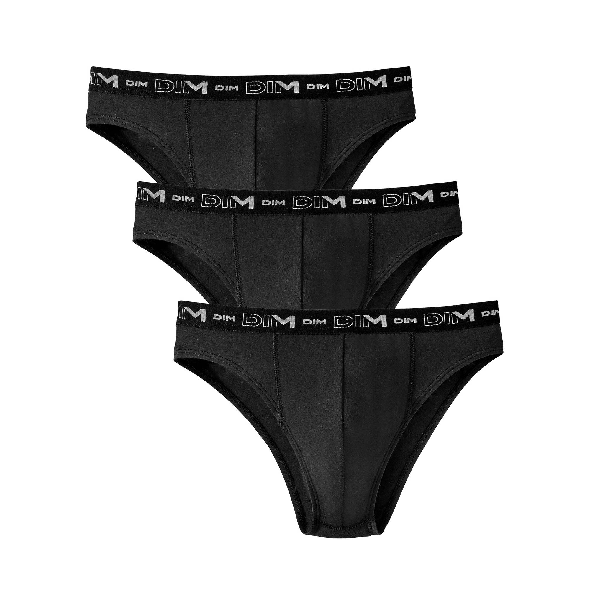Slip fermé taille basse Dim - lot de 3 - Blancheporte