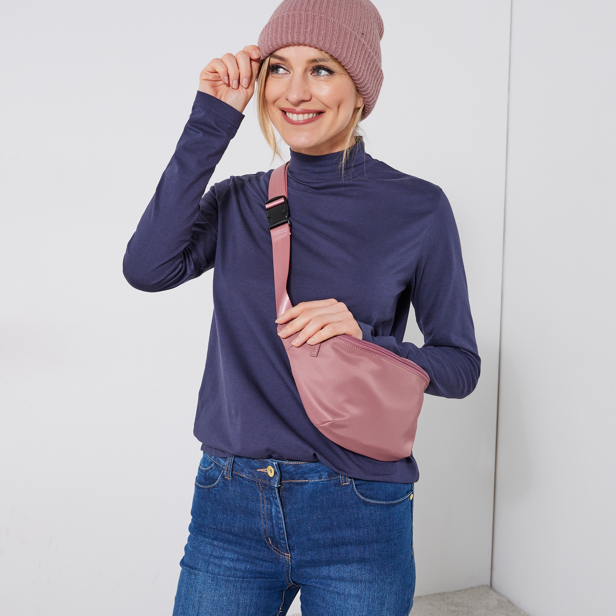 T-shirt Col Montant Manches Longues - Blancheporte