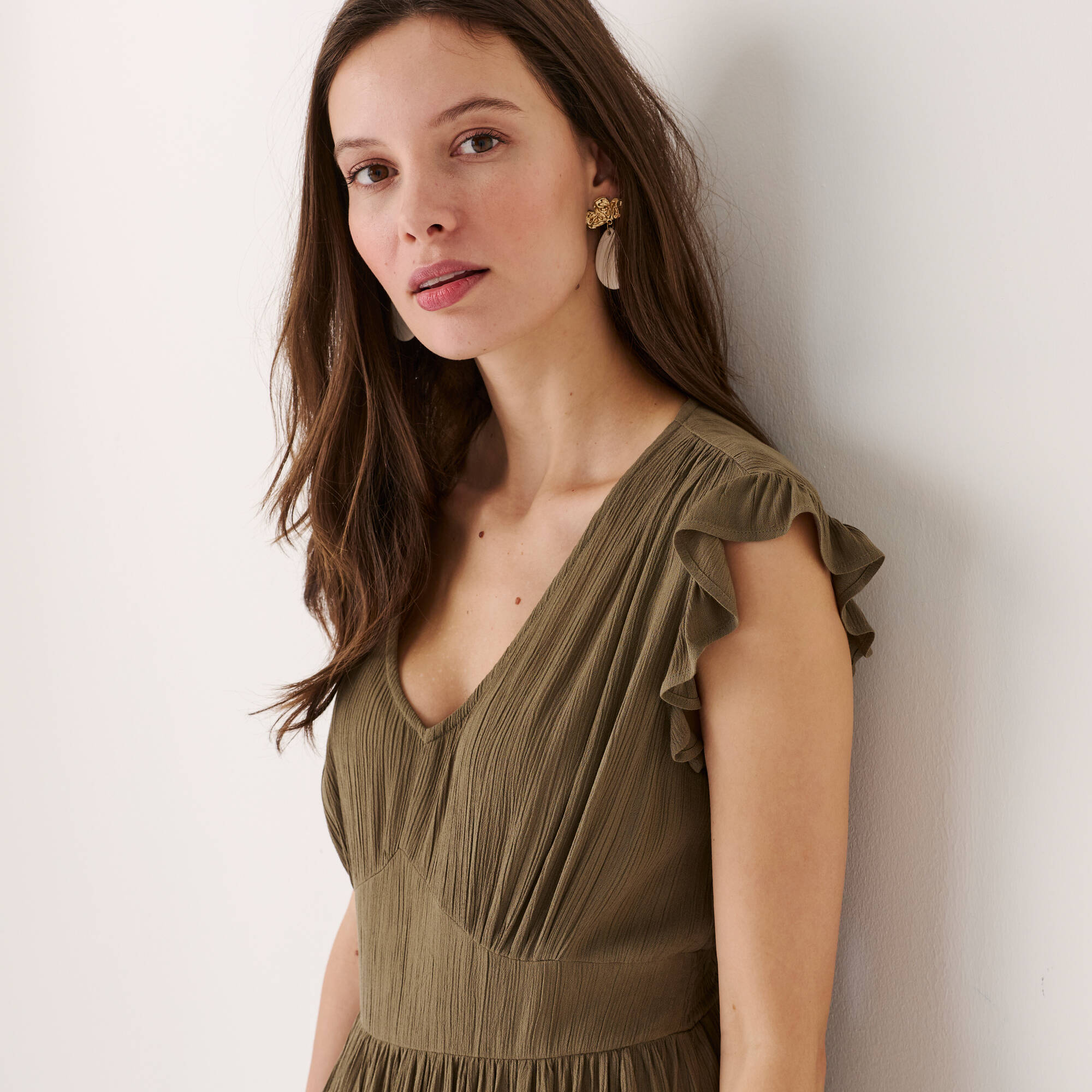 Robe longue unie sans manches  - Blancheporte