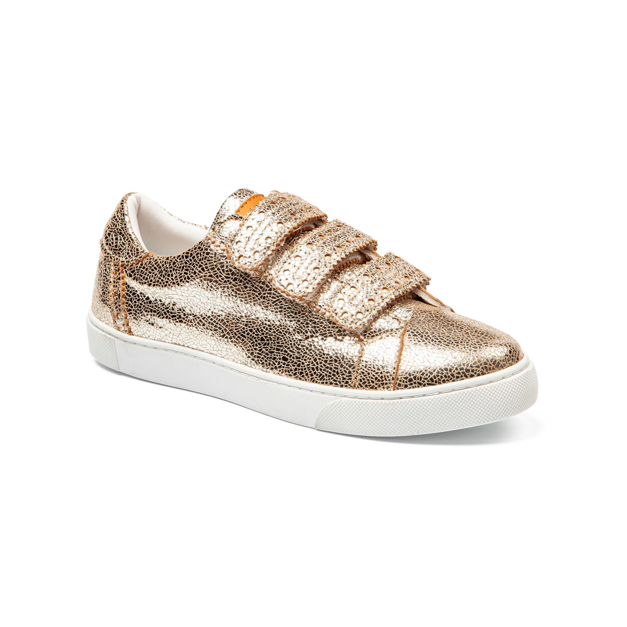 Baskets cuir scratche?es SUZETTE - 41 - Or - Les Tropéziennes Par M Belarbi