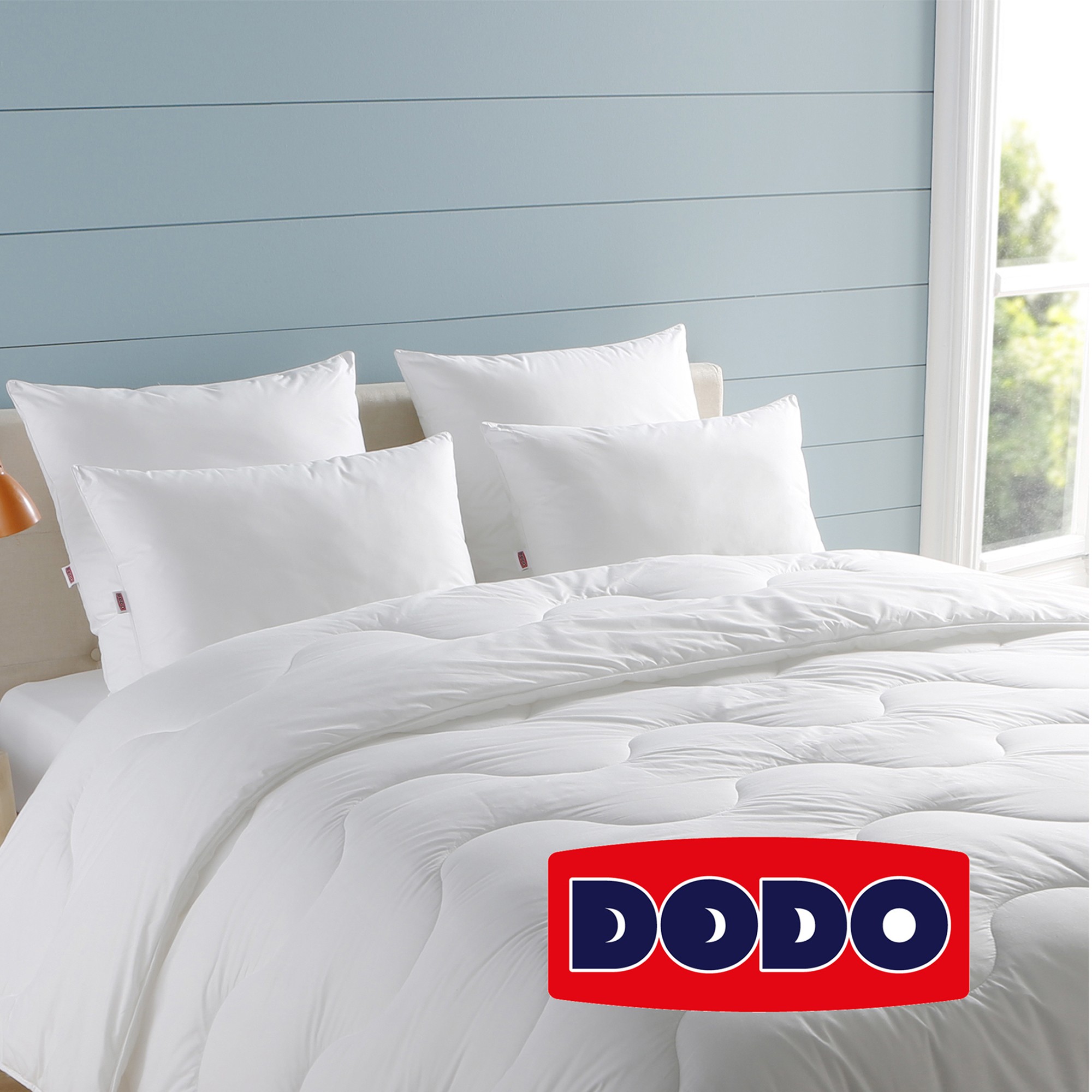 Oreiller Grand Confort Suprelle Blue De Dodo® Coton Biologique(**) - Ferme - Blancheporte
