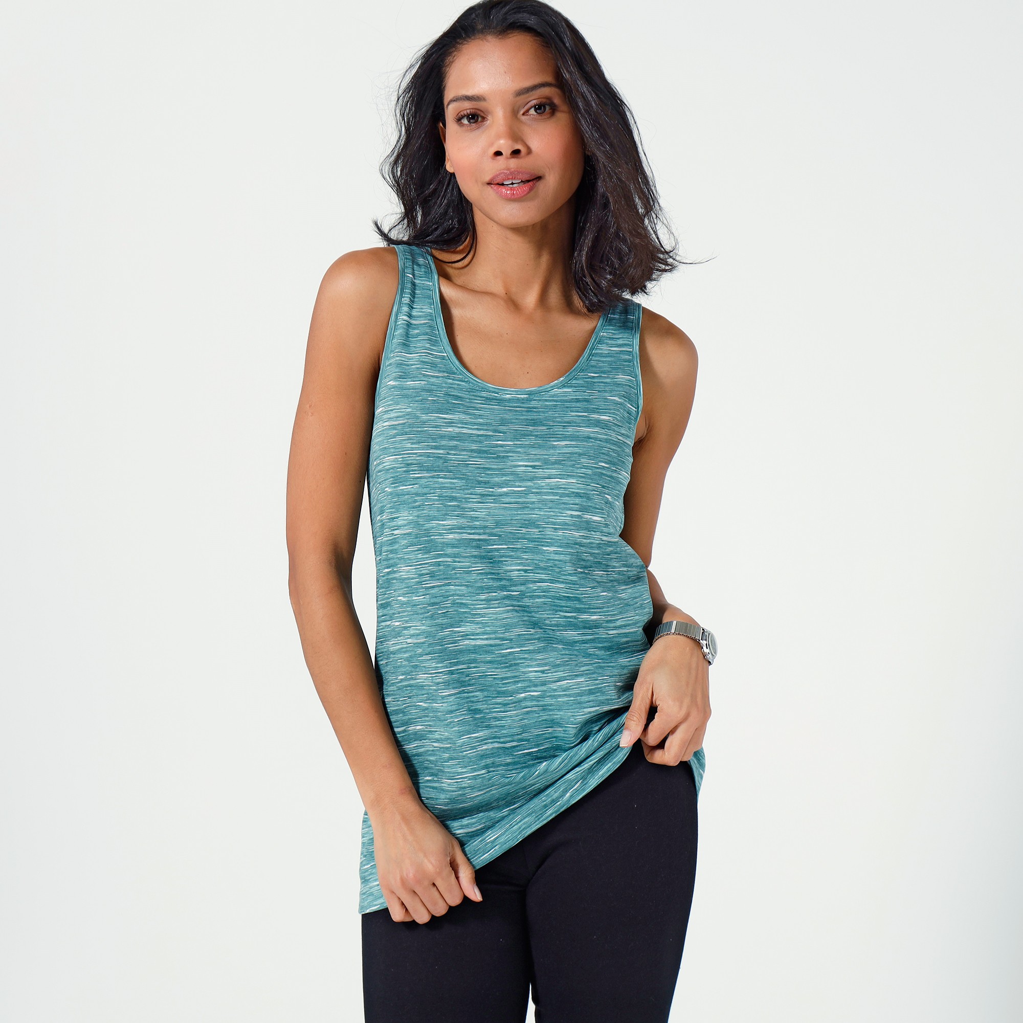 Débardeur Chiné En Coton Biologique(**) - Blancheporte