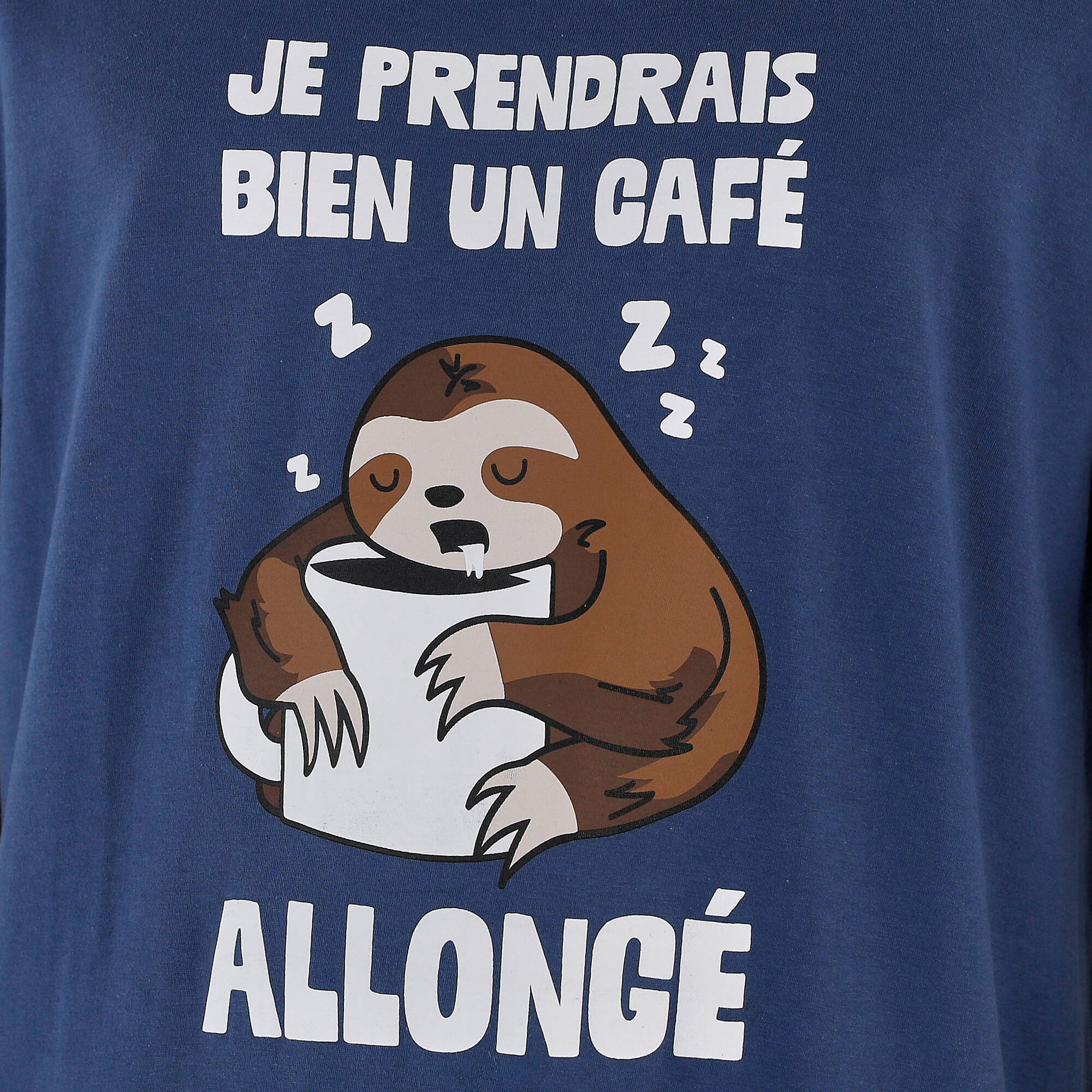 Maxi T-shirt pyjama imprim caf allong - Blancheporte 20$