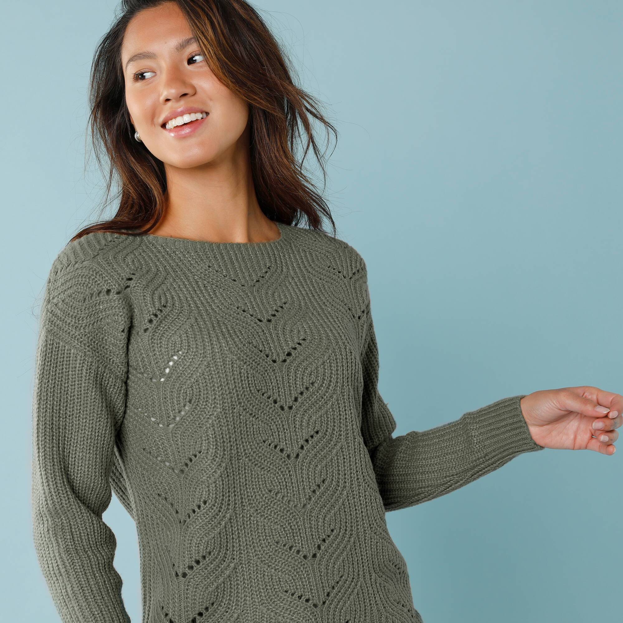 Pull spcial petites maille perle - Blancheporte 33$