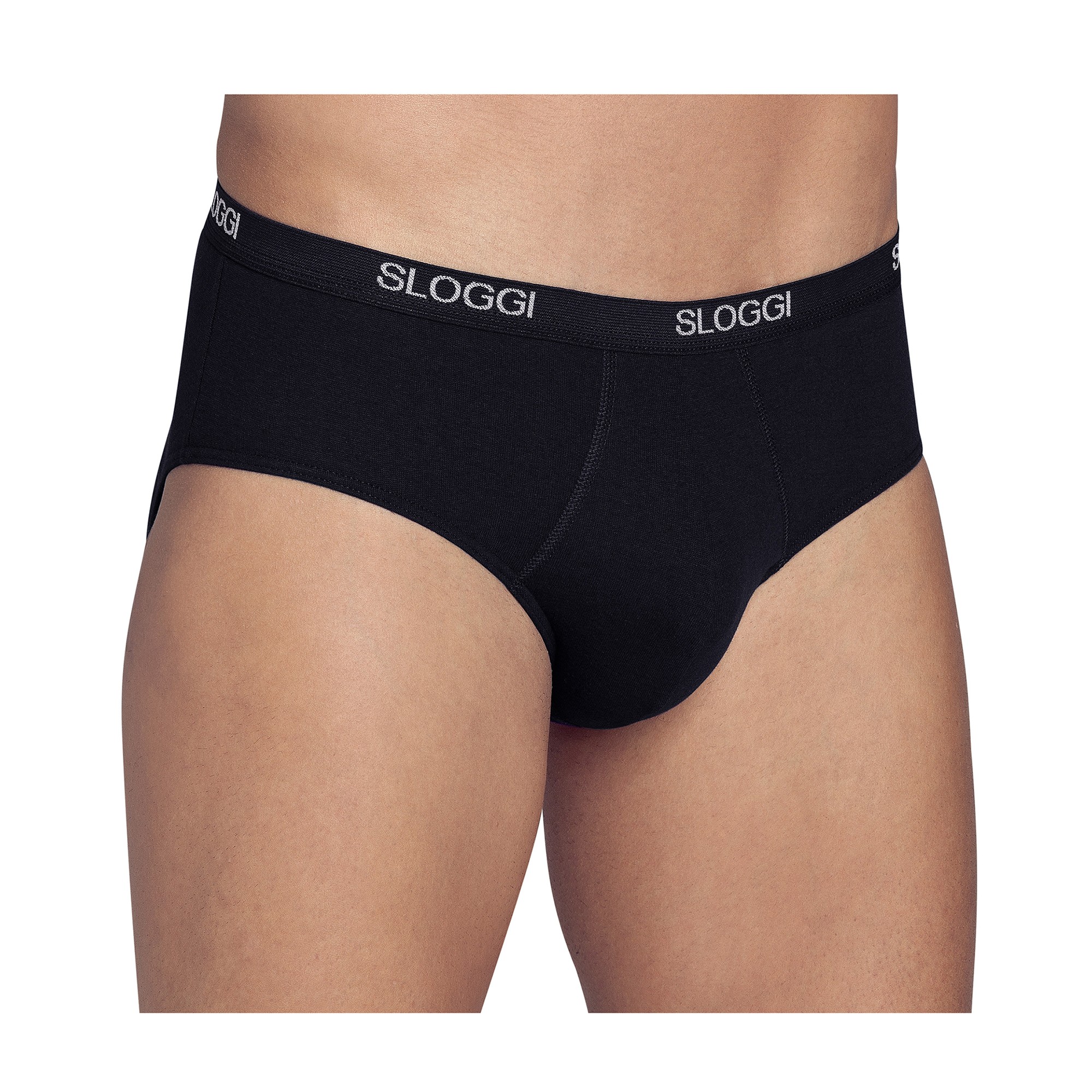 Slip fermé forme midi - 103/108 - Noir - Sloggi