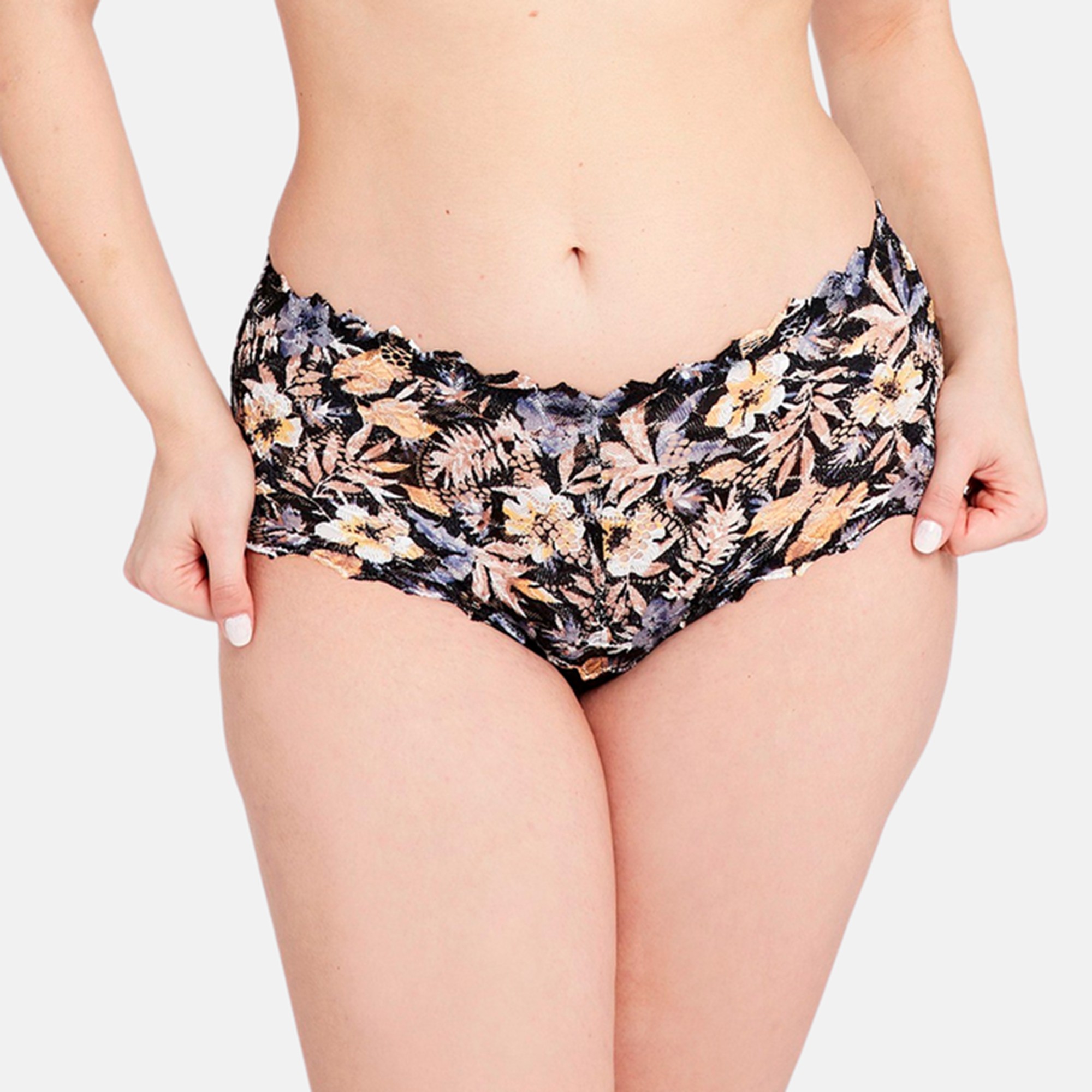 Culotte haute dentelle imprimé floral Arum - 50/52 - Autres - Sans Complexe