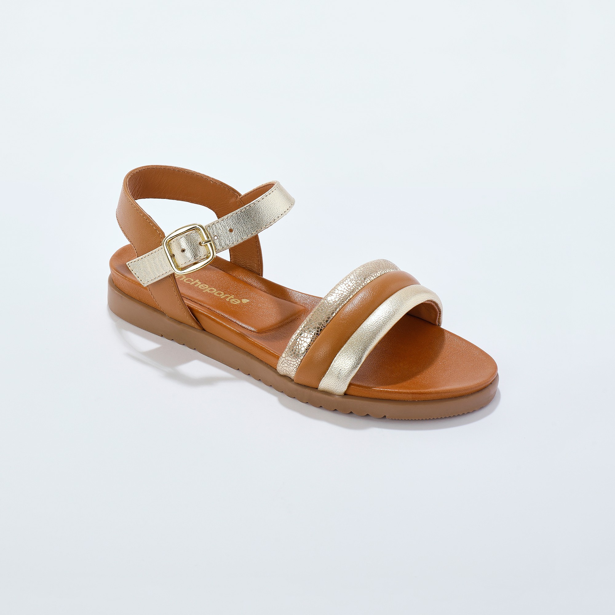 Sandales sales blanche porte