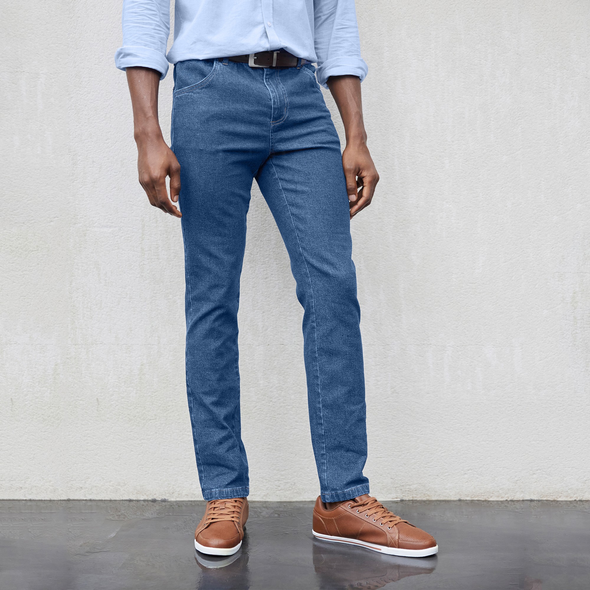 Jeans homme top elastique en bas