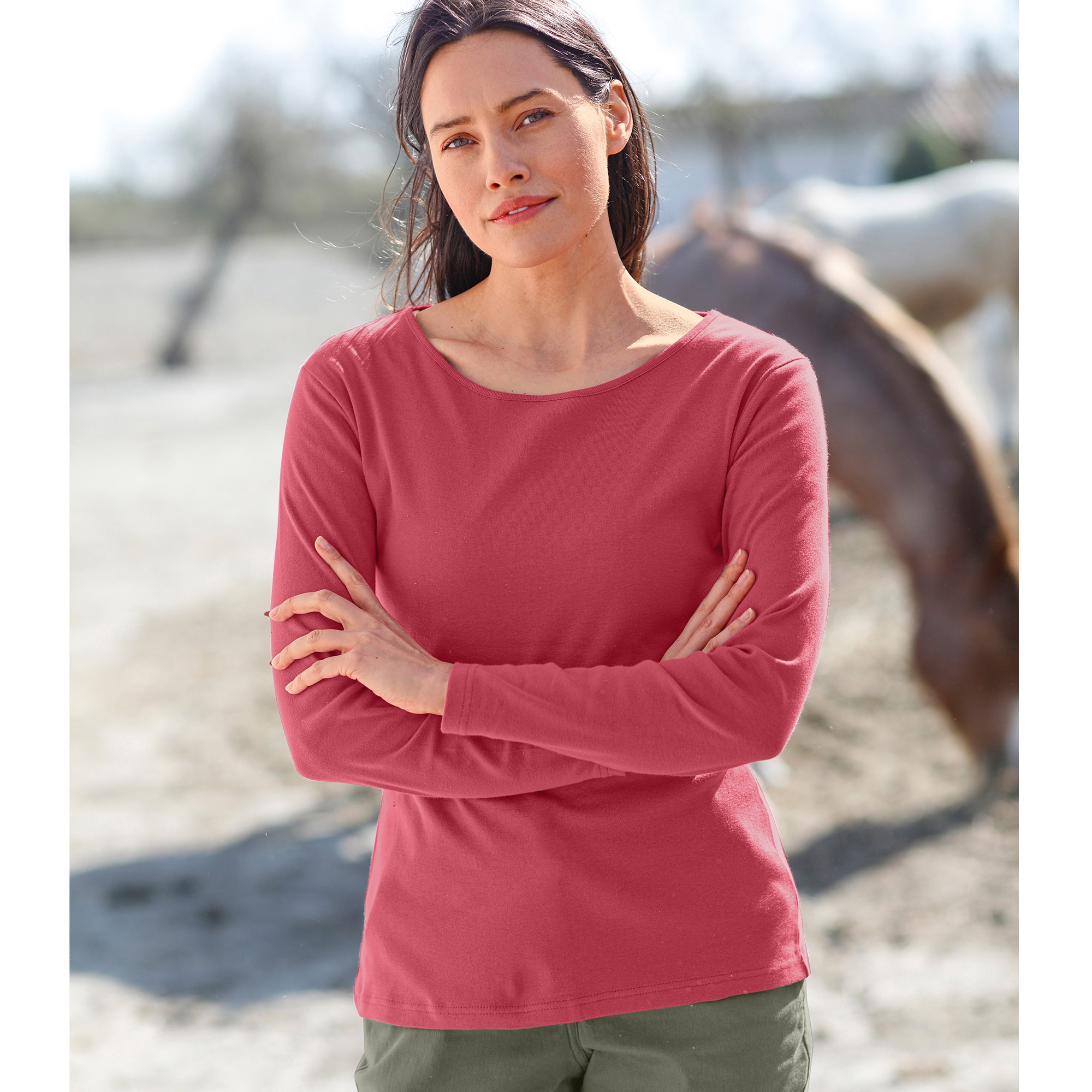 Shirt manches longues hot sale femme blancheporte