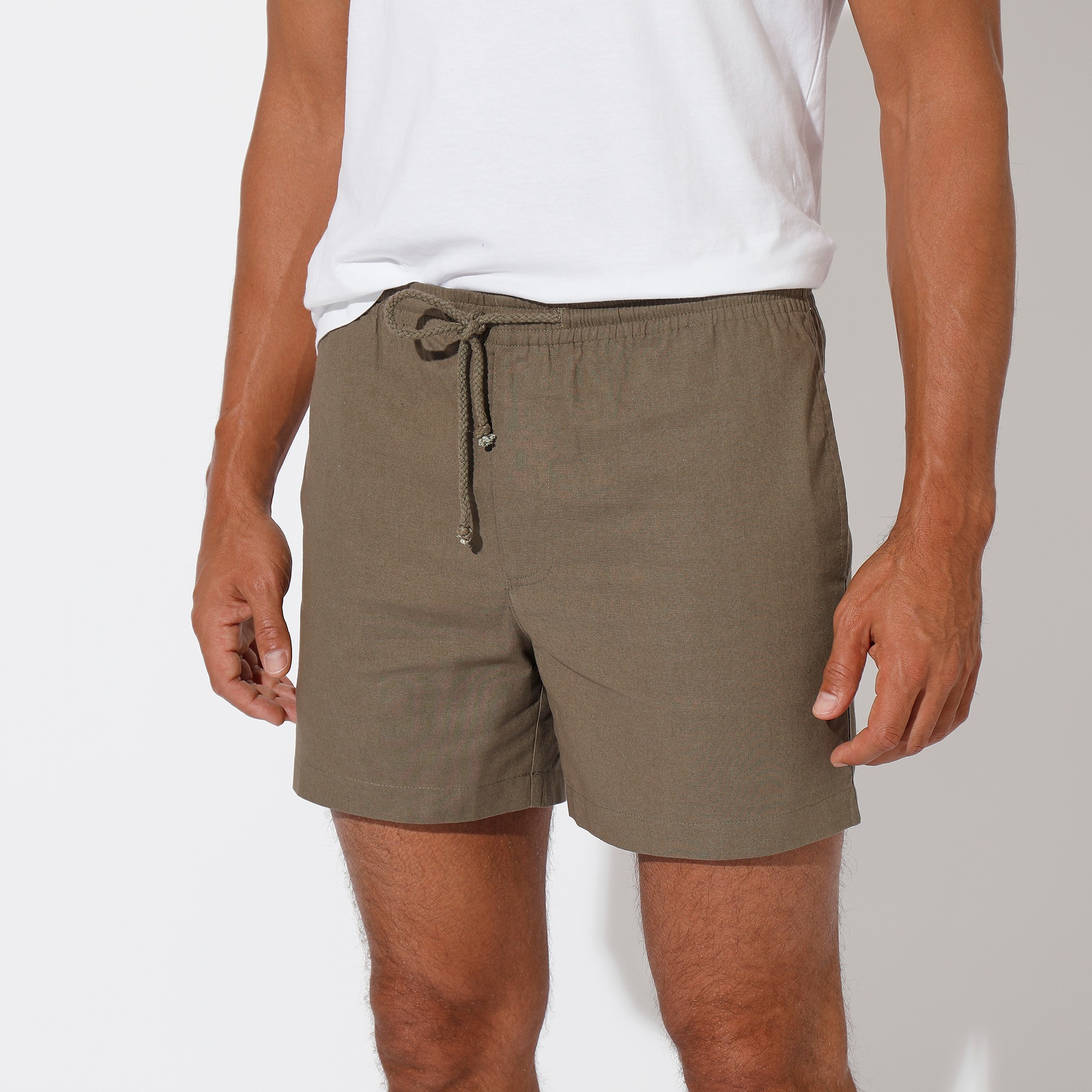 Short Toile Taille Élastiquée - Blancheporte