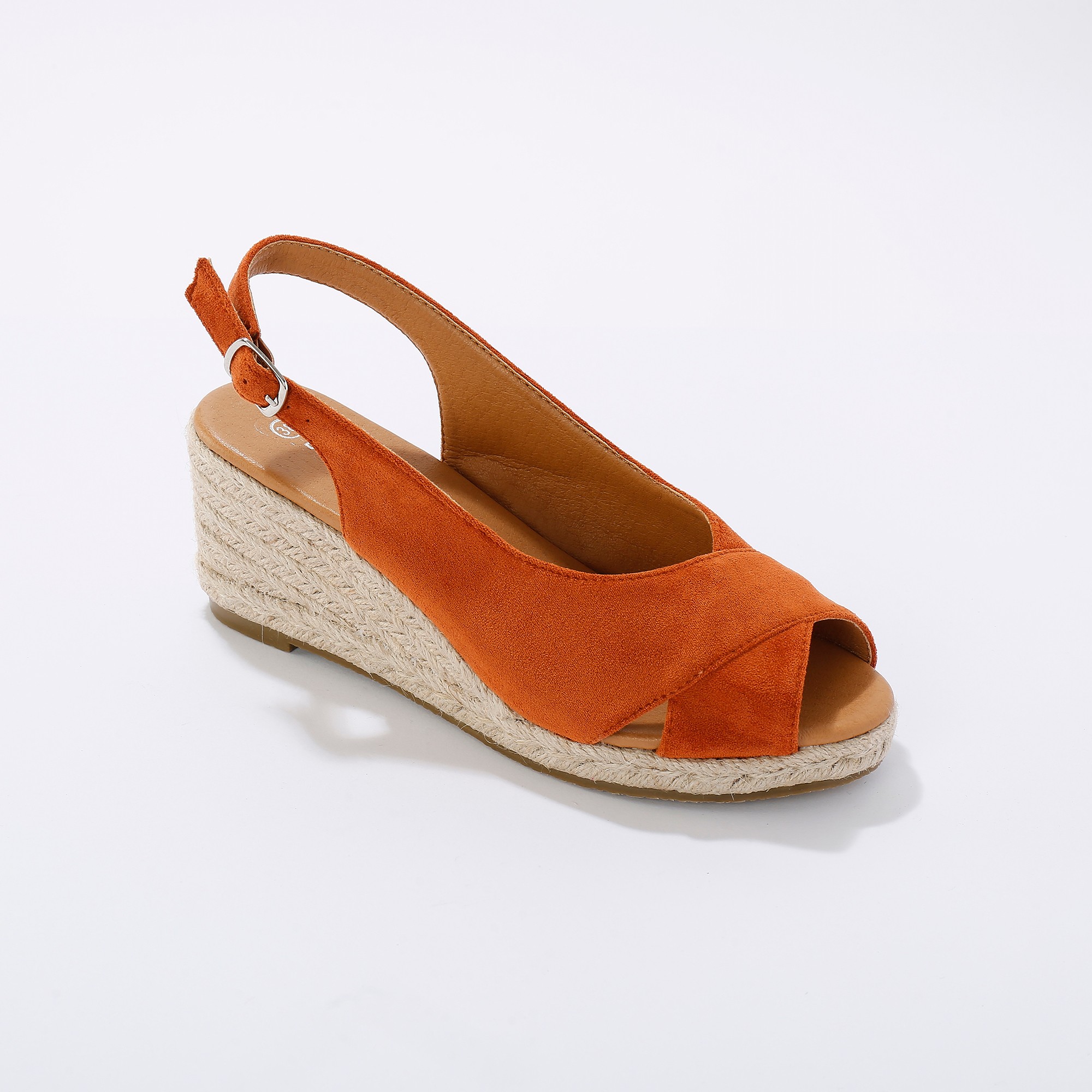 Sandales Compensées Corde À Talon Et Bout Ouverts - Blancheporte