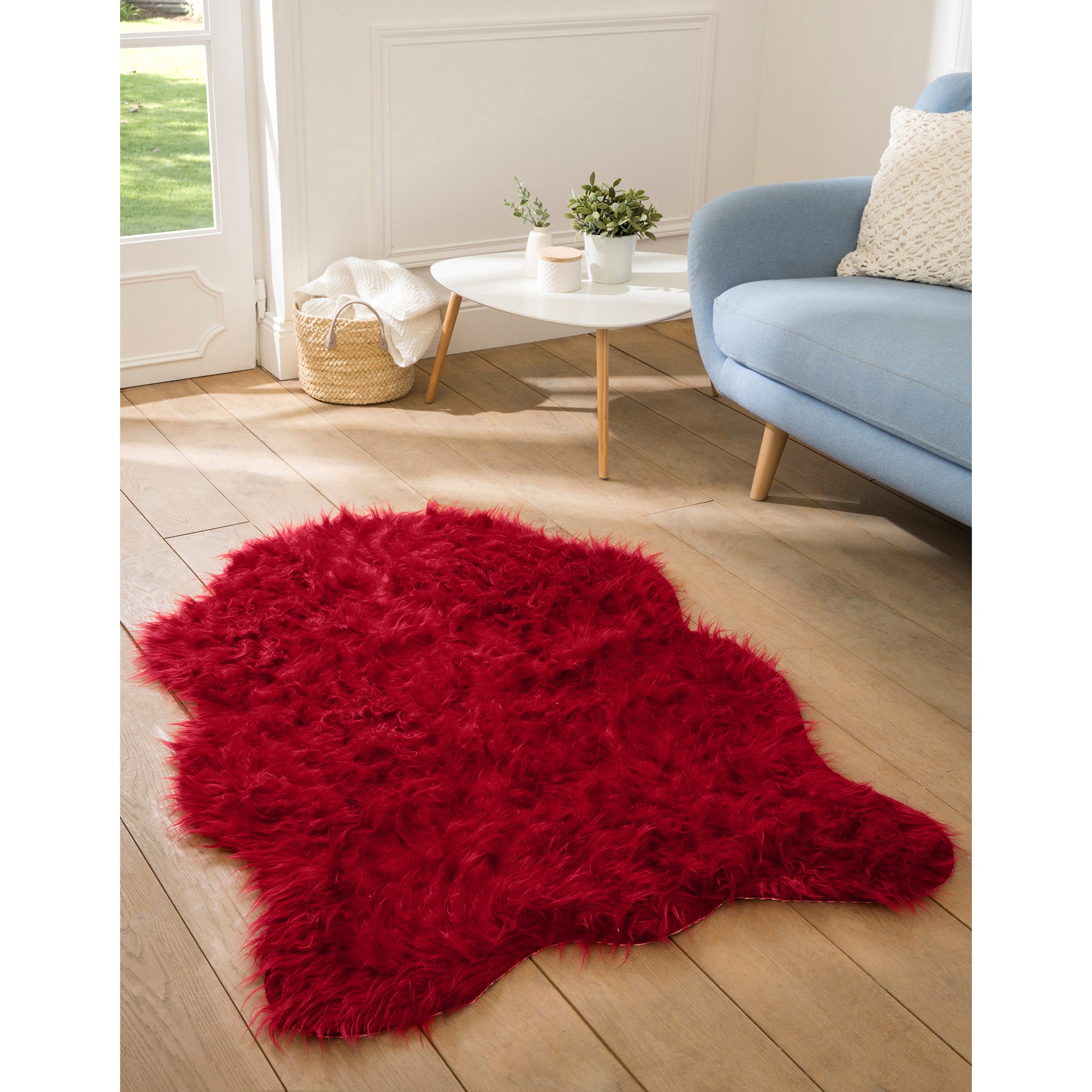 Tapis Poils Forme Peau De Bête - Blancheporte