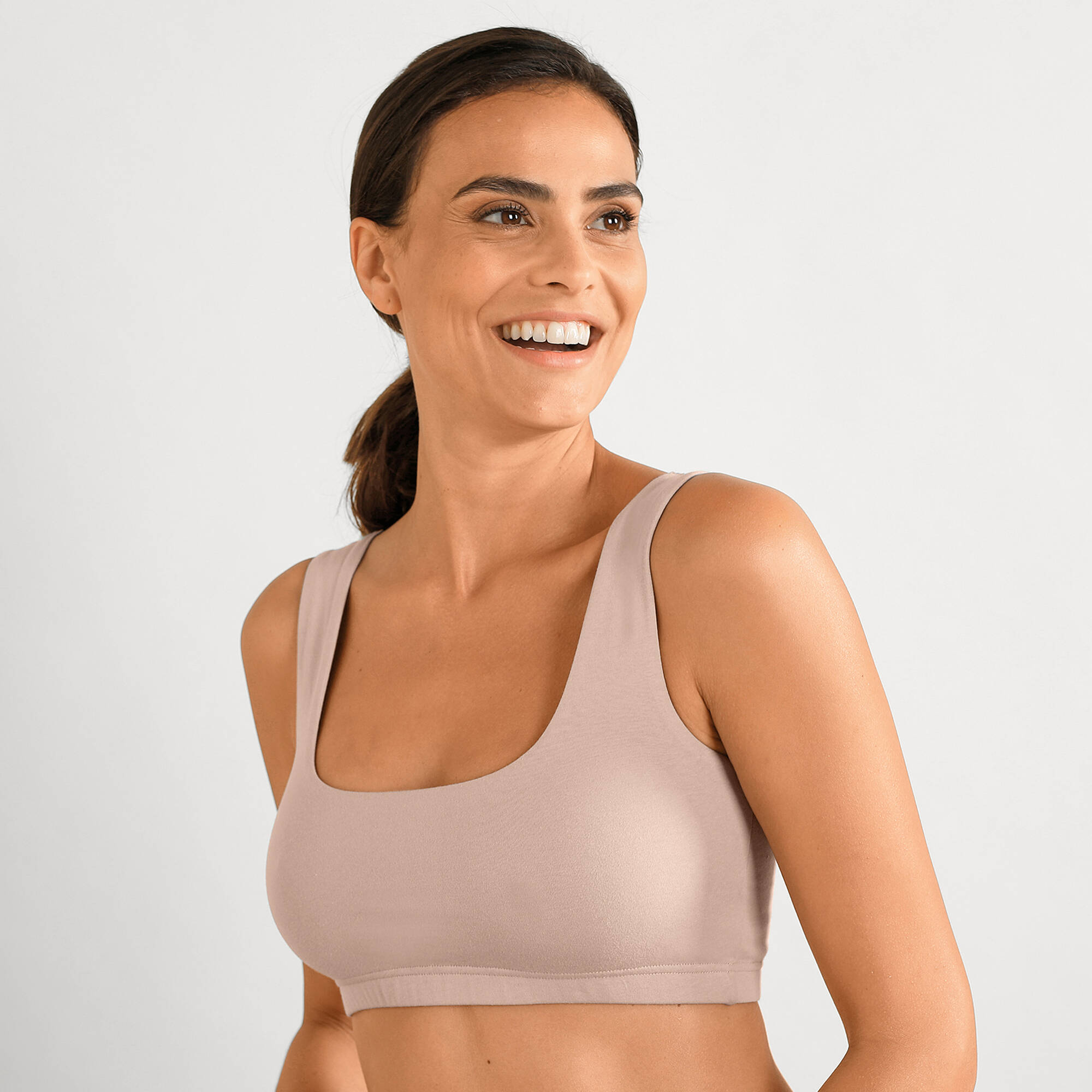 Brassire confort coton stretch doubl sans armatures - lot de 2 - Blancheporte 30€