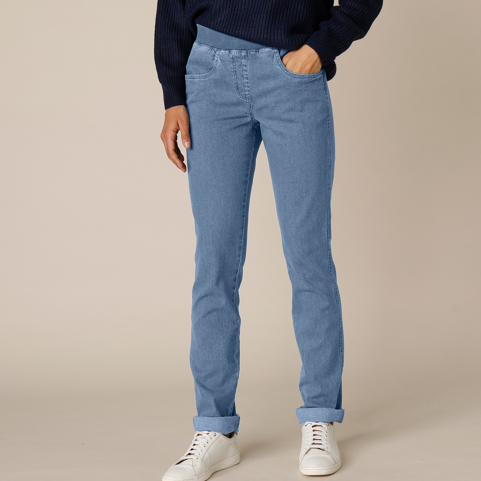 Blancheporte pantalon homme taille hot sale elastique