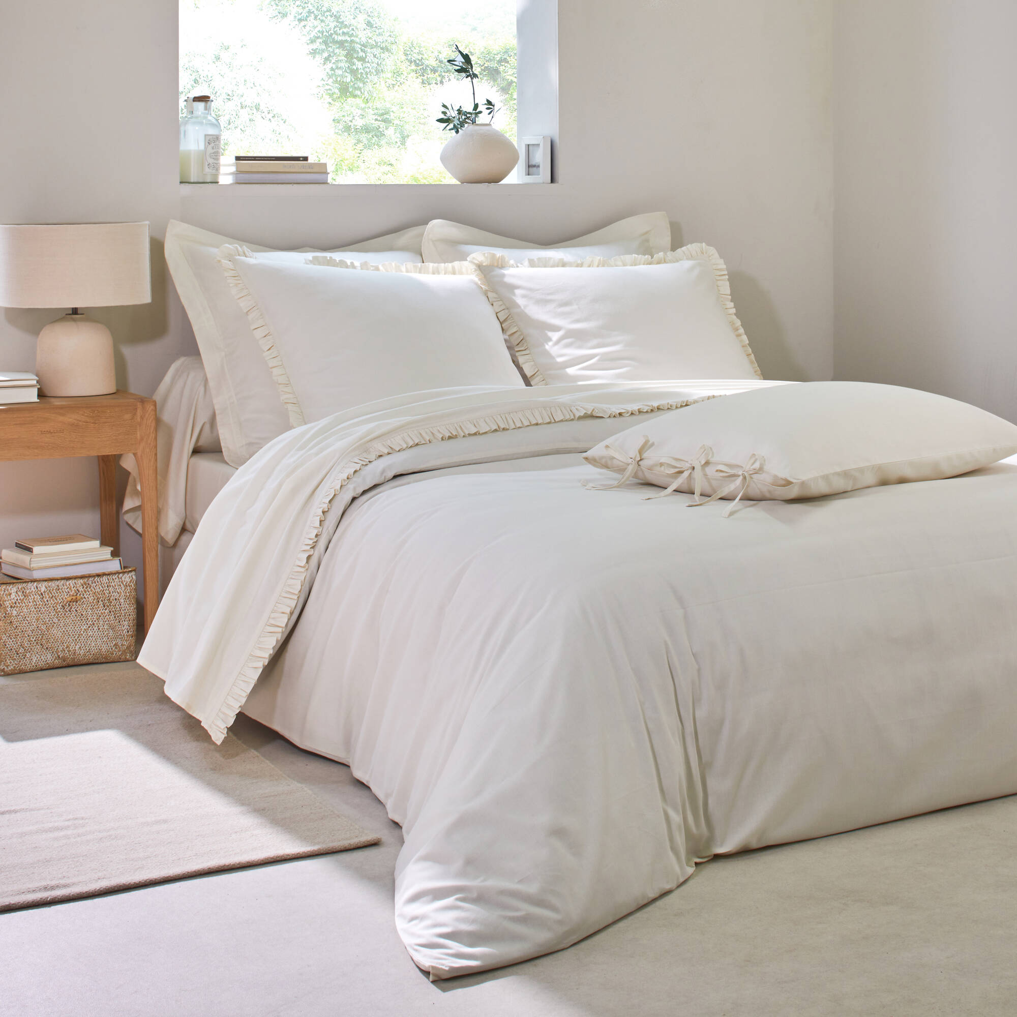 Linge de lit uni percale - Blancheporte