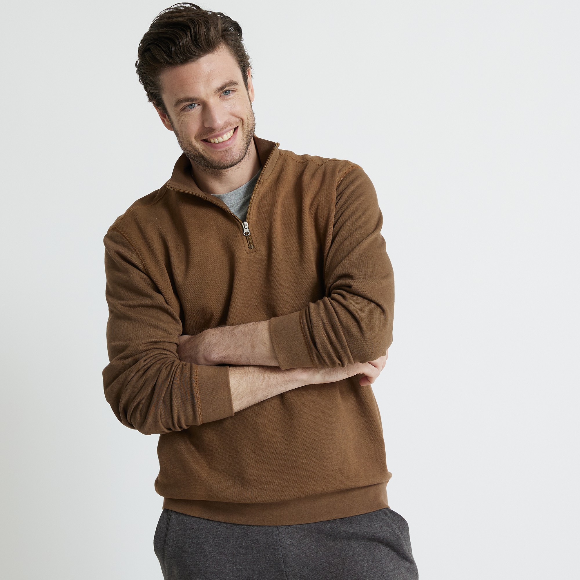 Sweat molleton homme col camionneur 2025