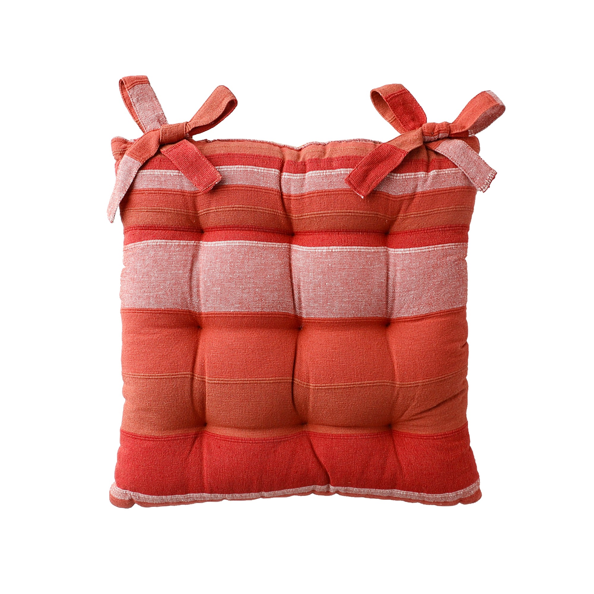 Galette De Chaise Carrée Rayée - Blancheporte