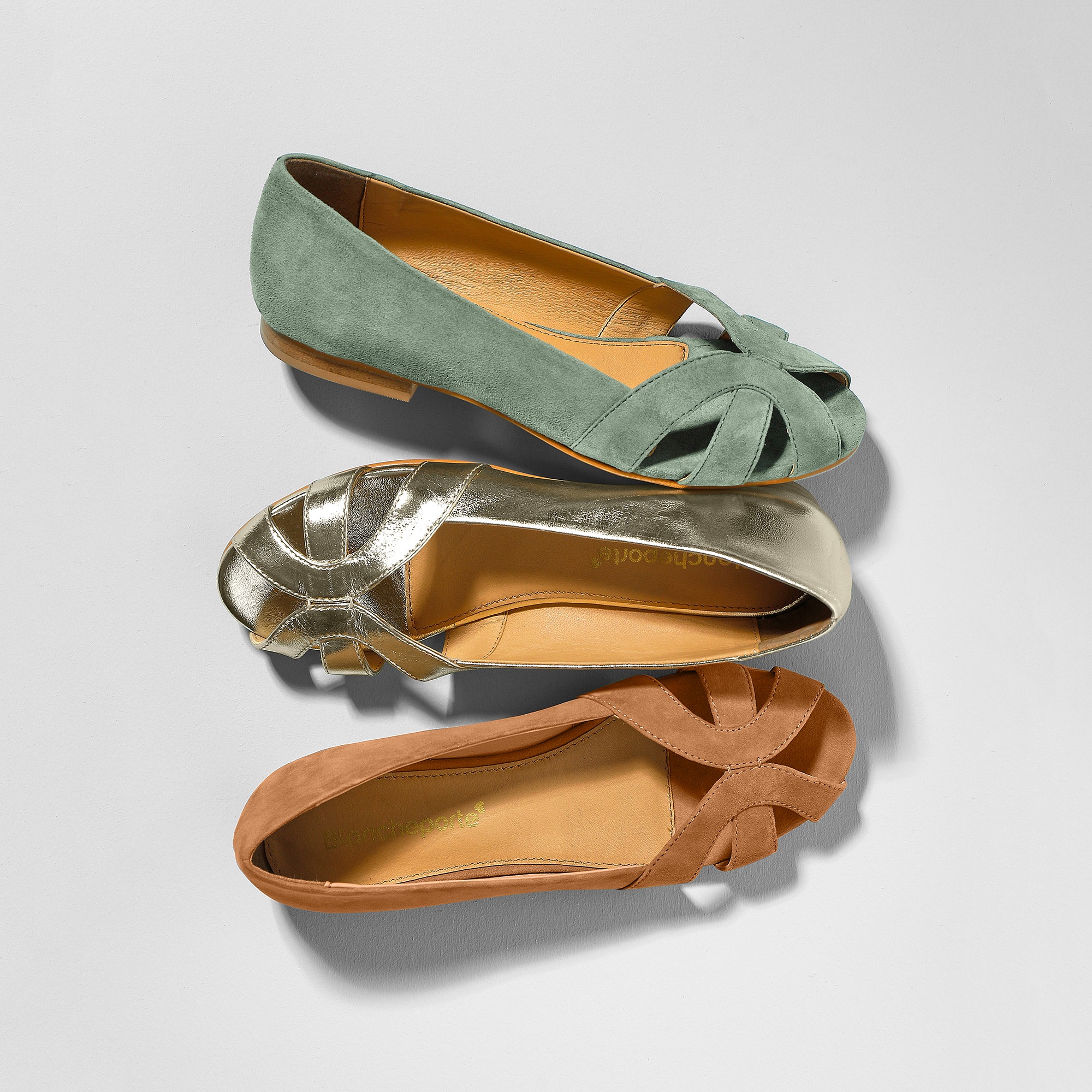 Ballerine a bout sale ouvert
