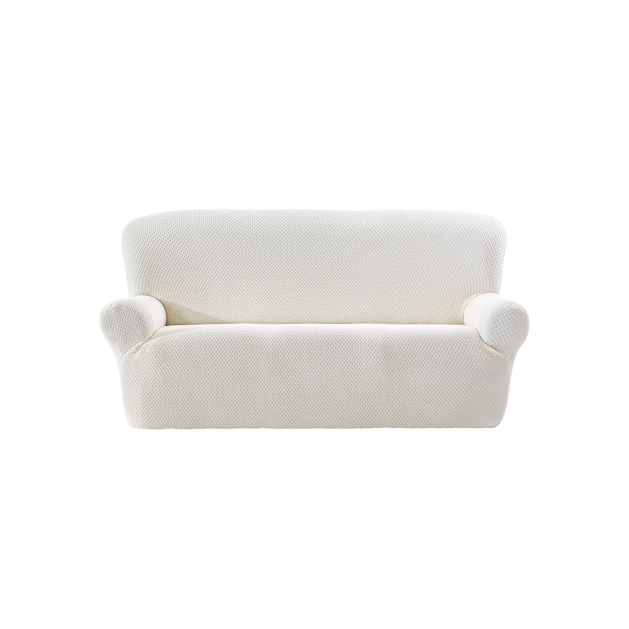 Housse texturée bi-extensible spéciale canapé fauteuil à accoudoirs - Blancheporte
