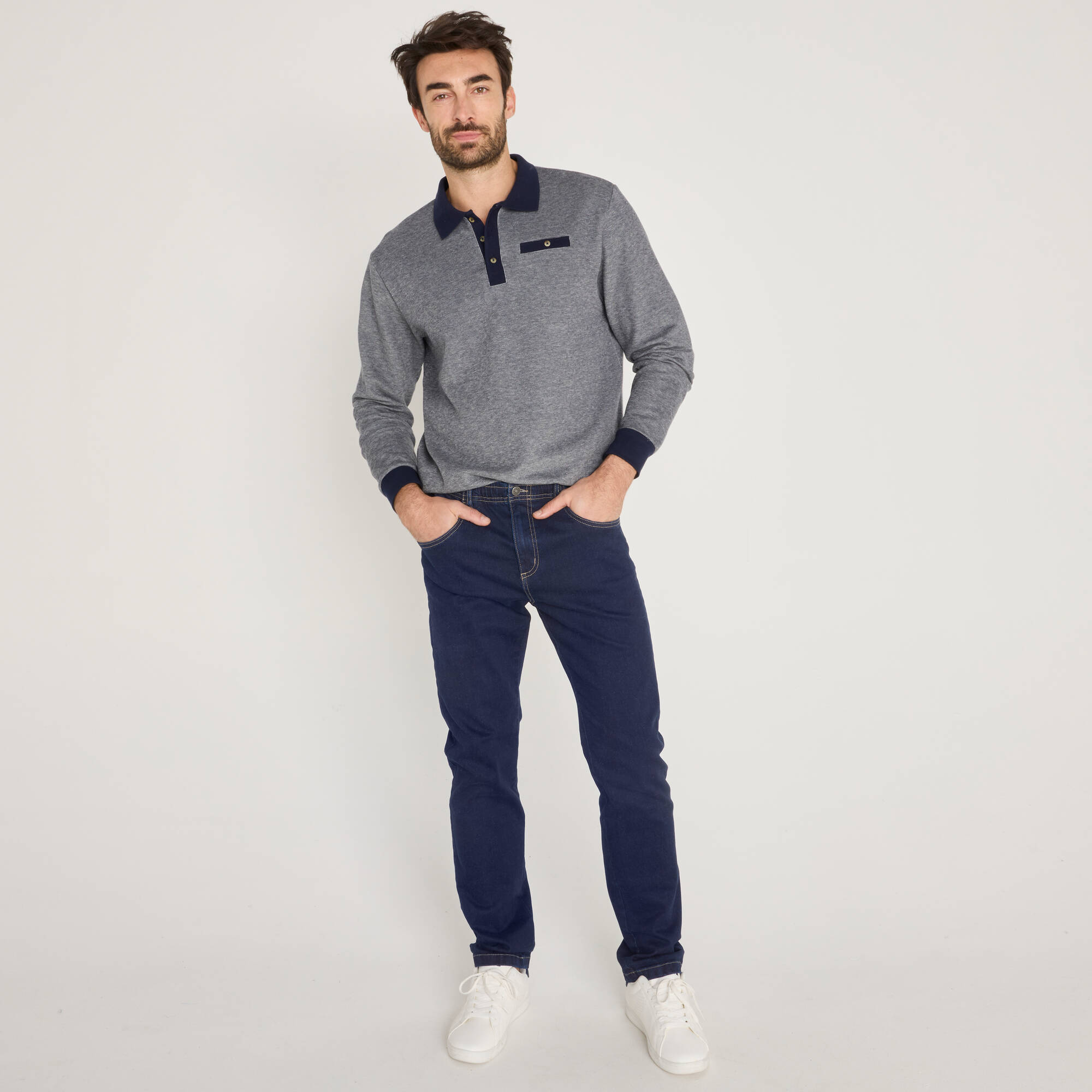 Jean taille lastique - L32 - Blancheporte 28 €
