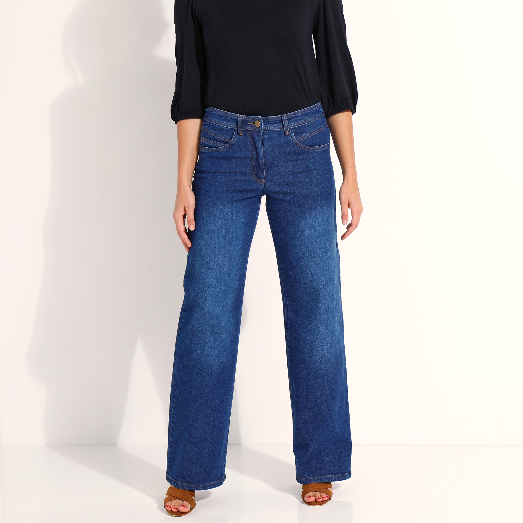 Jean Coupe Large 5 Poches - Blancheporte