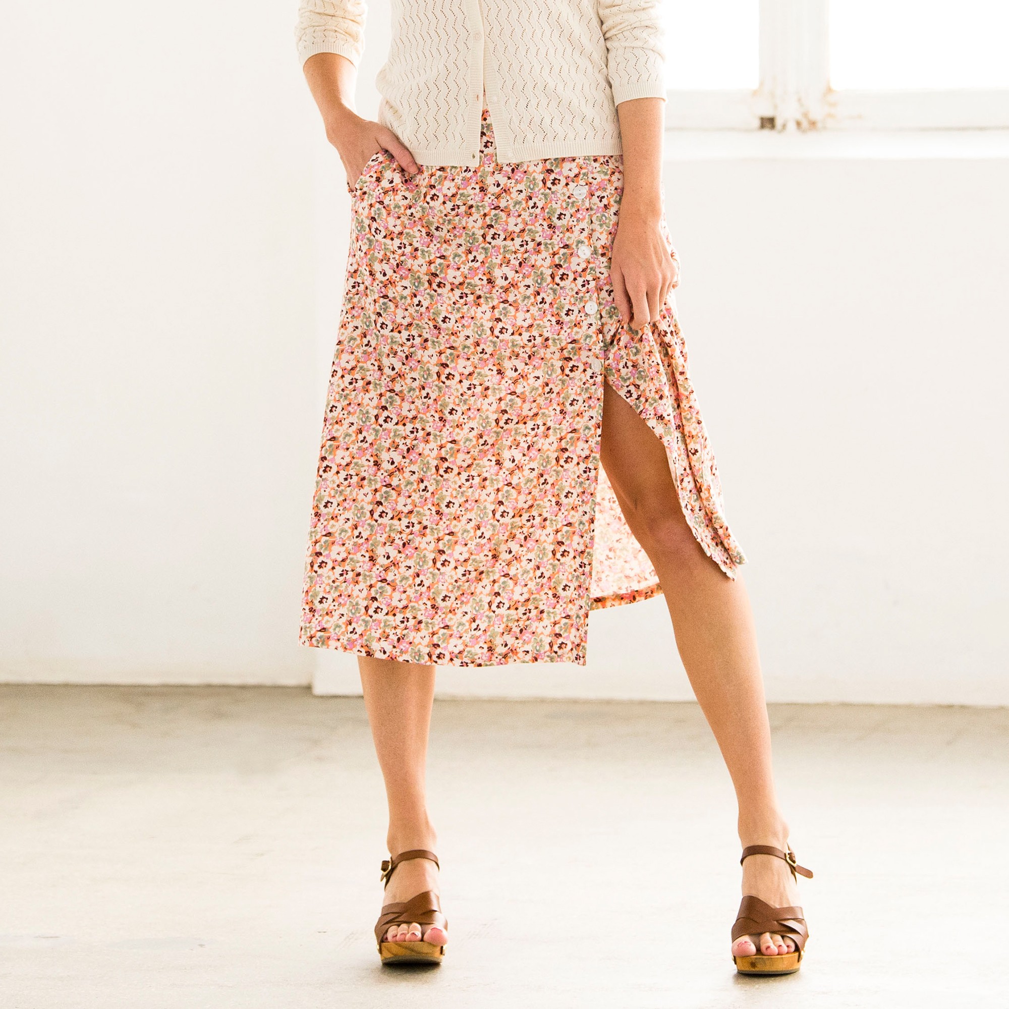 blanche porte jupe culotte