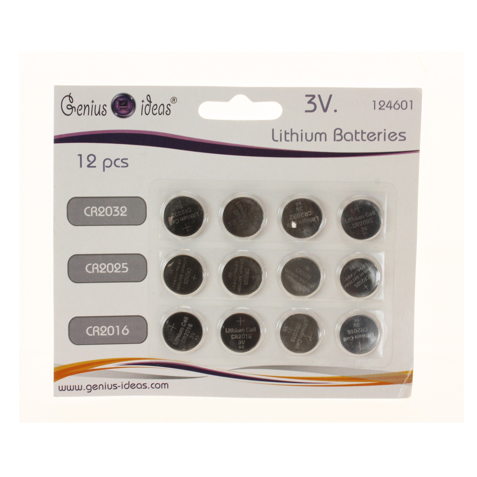 Piles Boutons Lithium 3v - Lot De 12 - Blancheporte