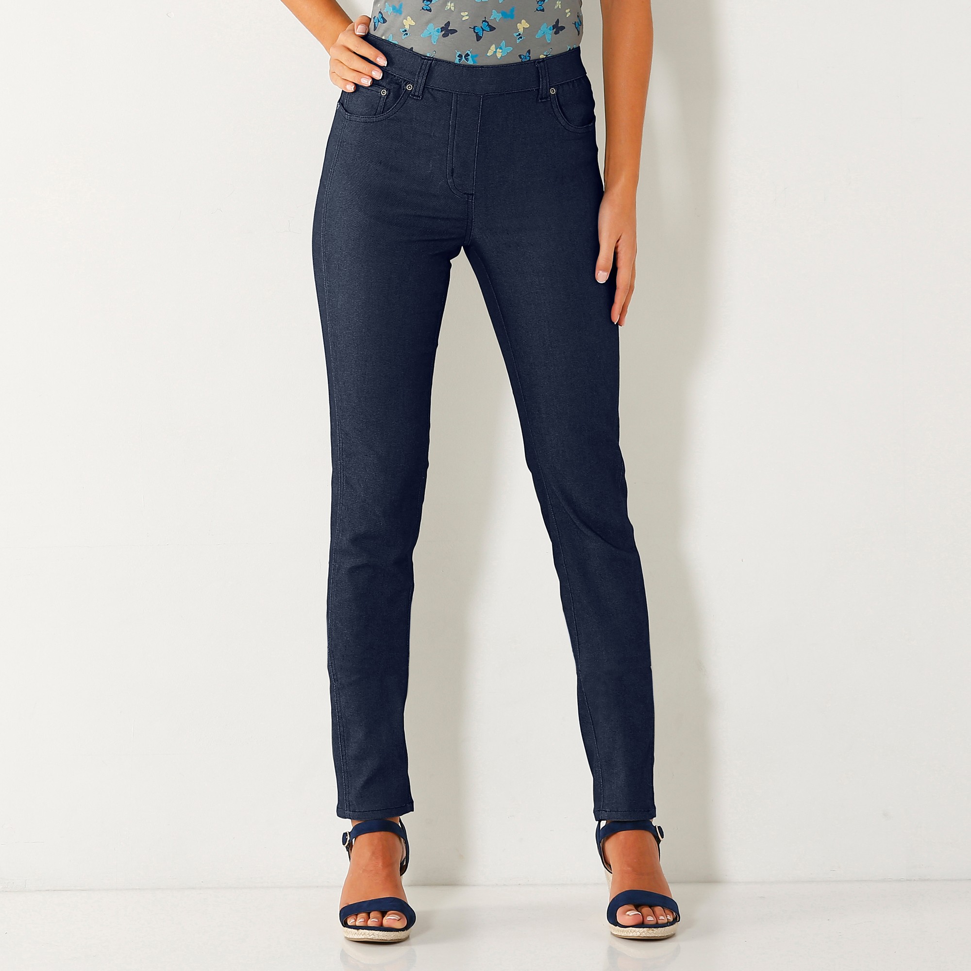 Pantalon Stretch Coutures Affinantes - Blancheporte