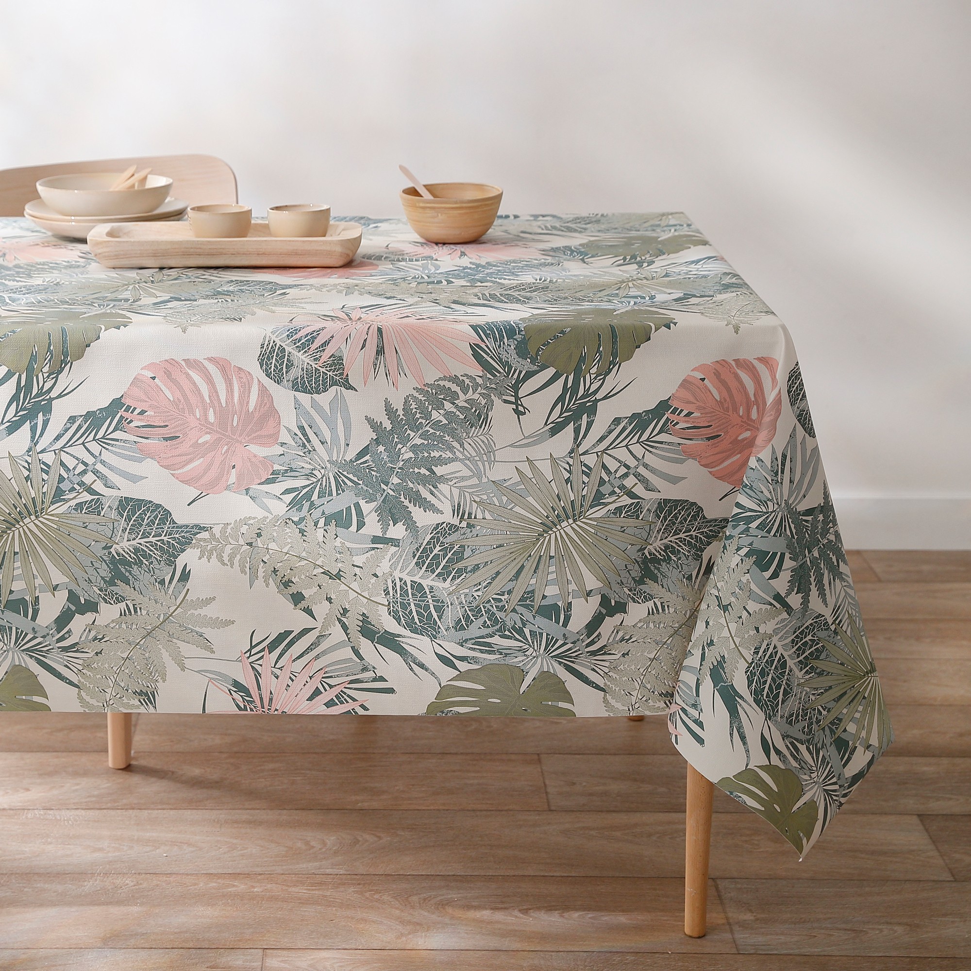 Nappe Toile Cirée Imprimé Taïga - Blancheporte