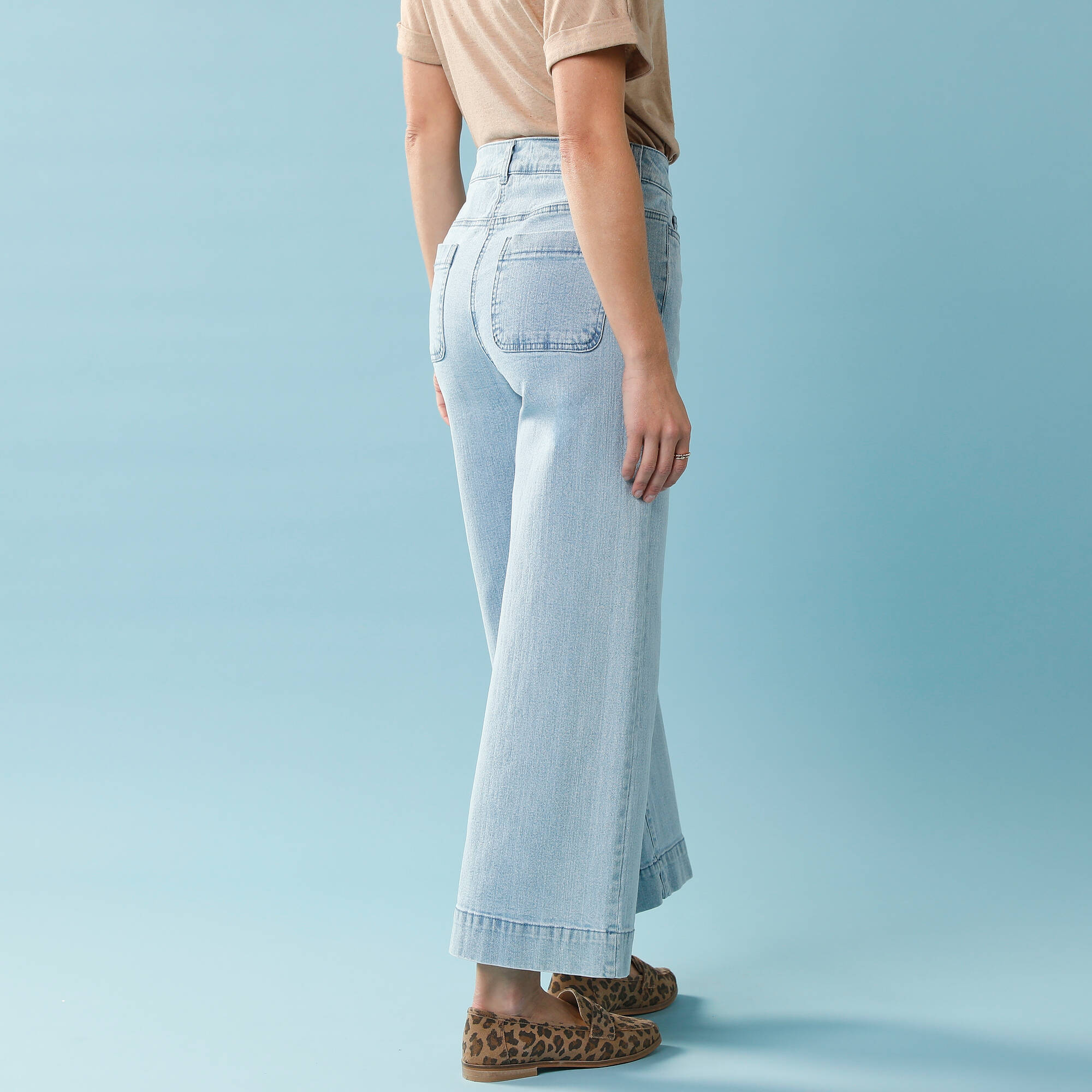 Jean taille haute Spcial Petites entrej 60 cm coupe large 78me - Blancheporte 40$
