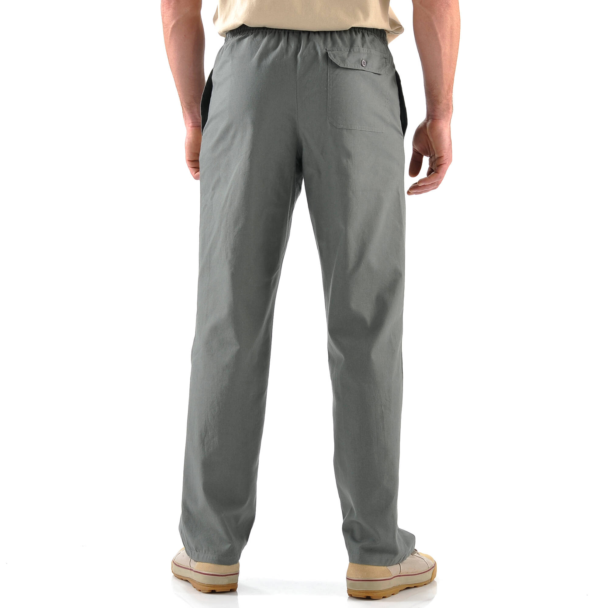 Pantalon toile ceinture lastique - Blancheporte 30$