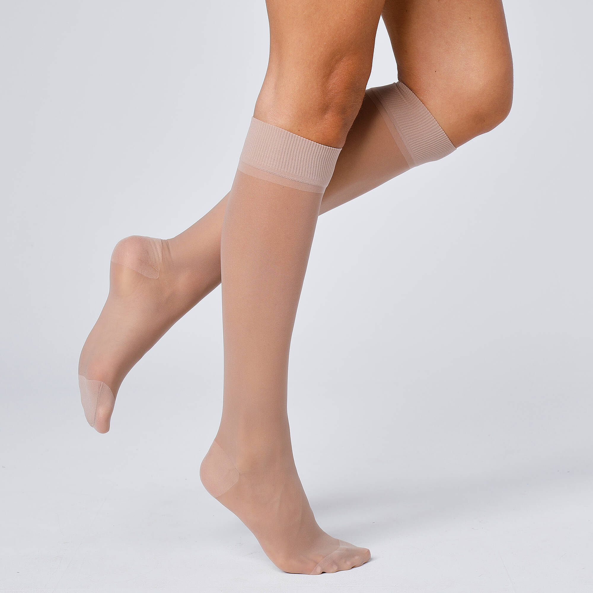 Mi-bas Anti Fatigue 40 Deniers - Lot De 2 Paires - Blancheporte