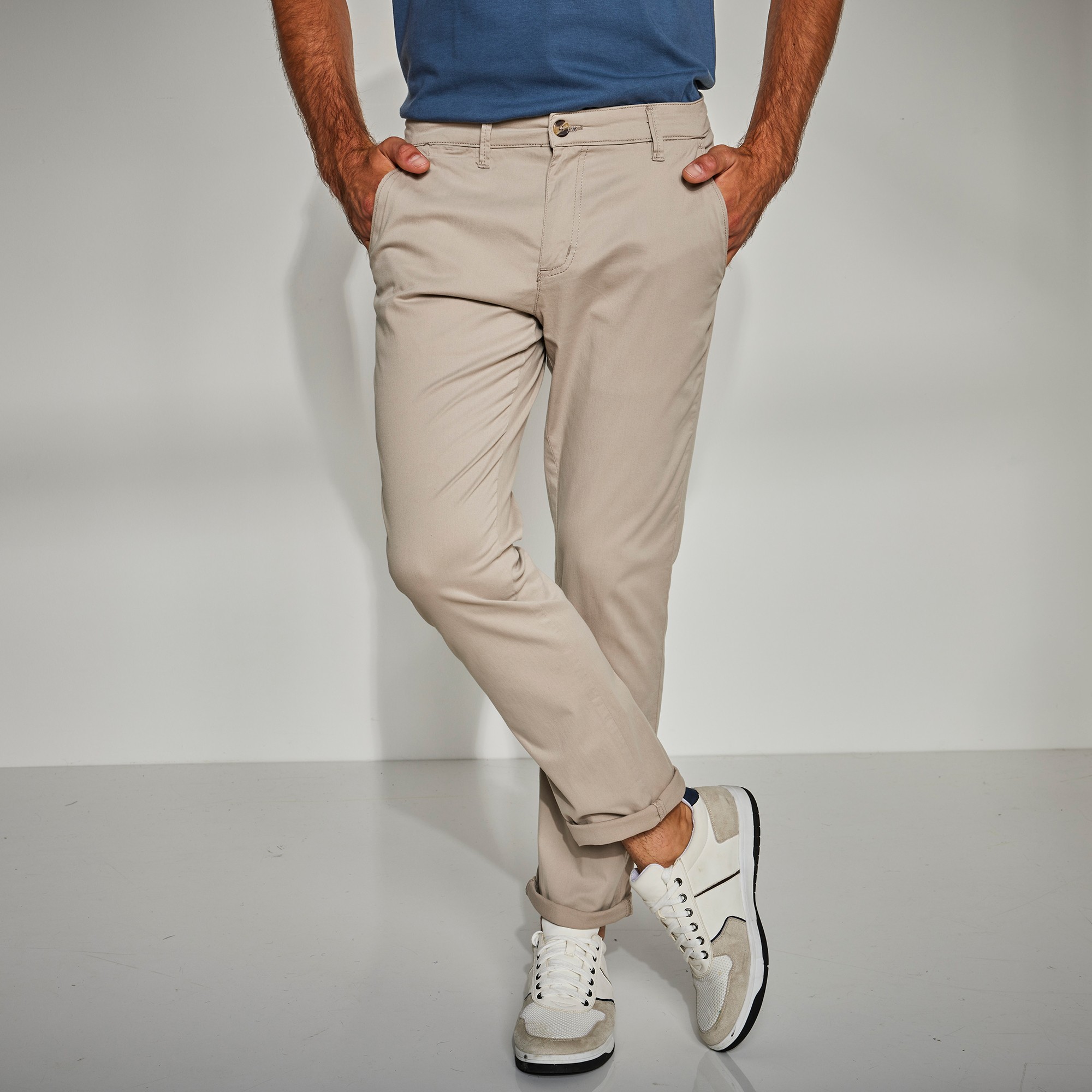 Pantalon Chino Toile Sergé - Blancheporte