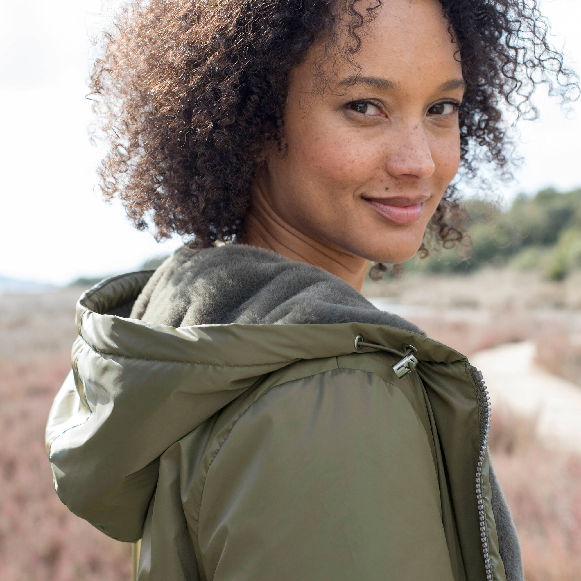 Parka impermable fourre mi-longue - Blancheporte 45$