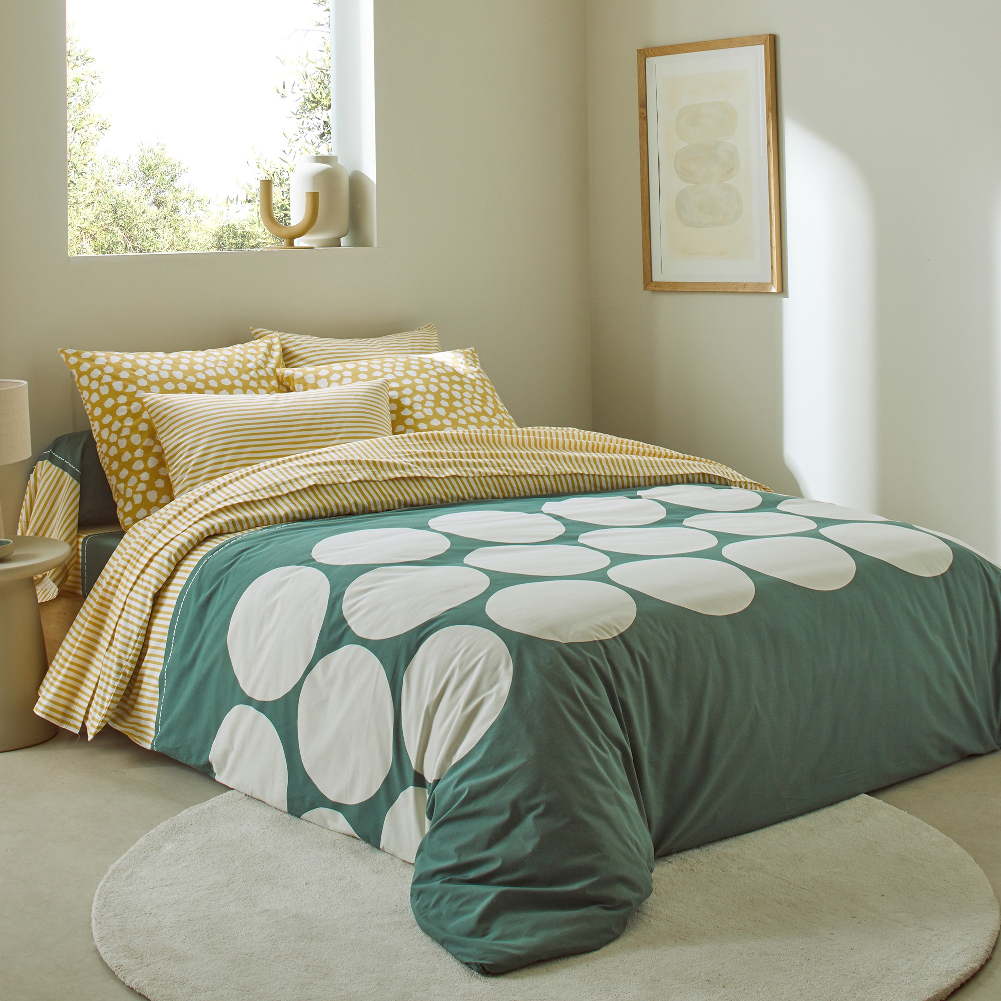 Linge De Lit William Imprimé - En Coton - Blancheporte