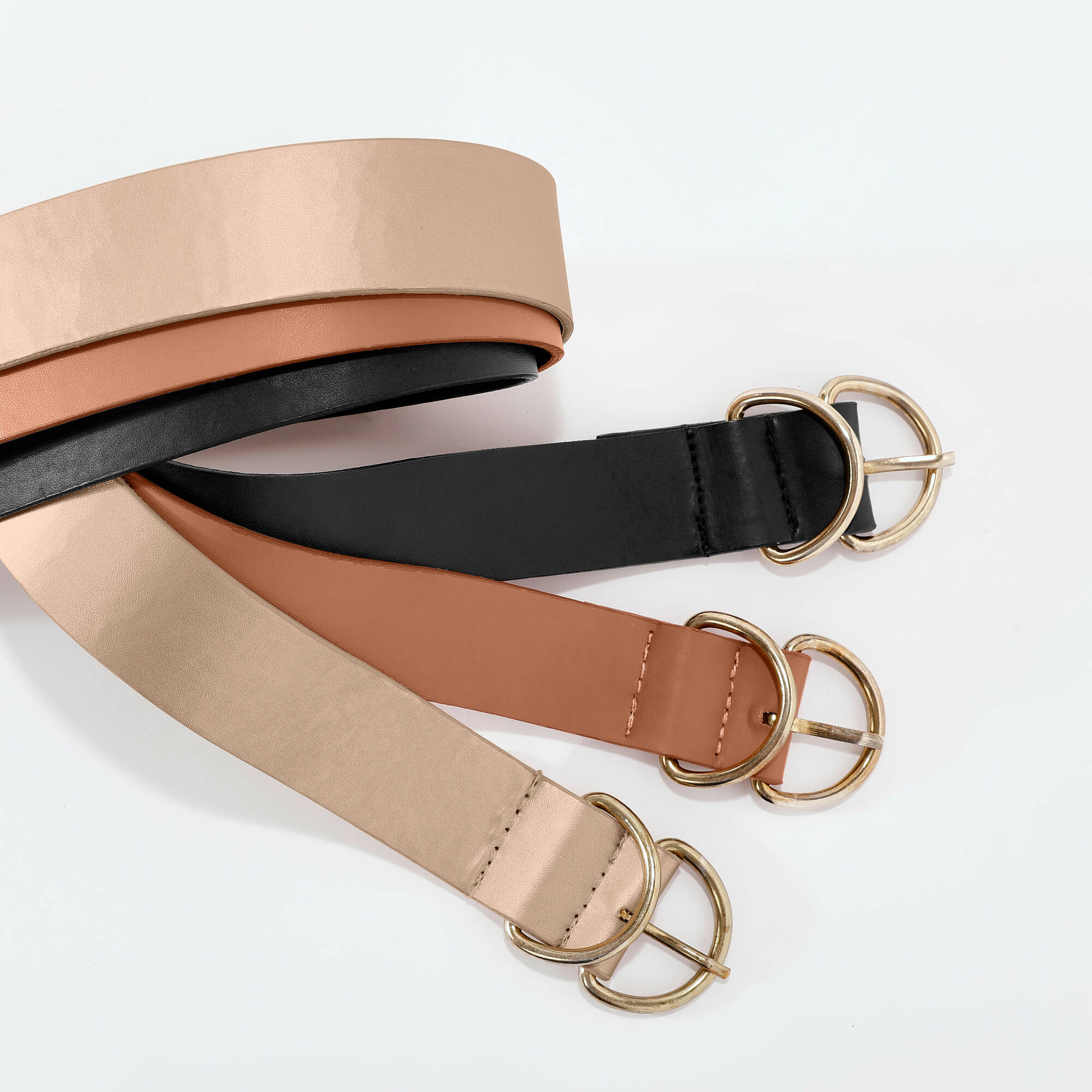 Ceinture fine double boucle