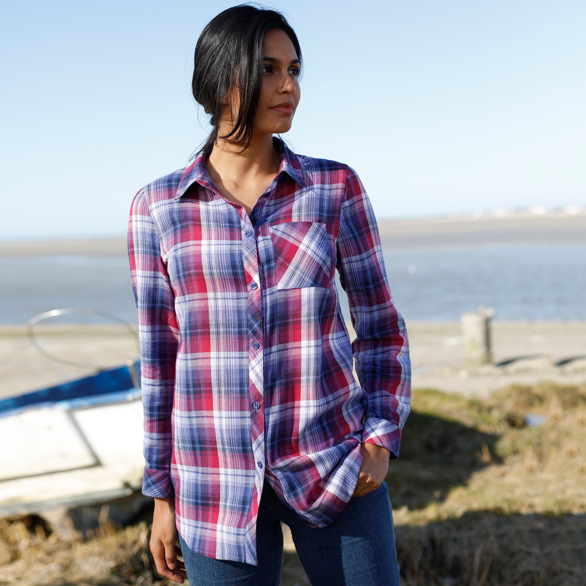 Chemisier femme 2025 flanelle