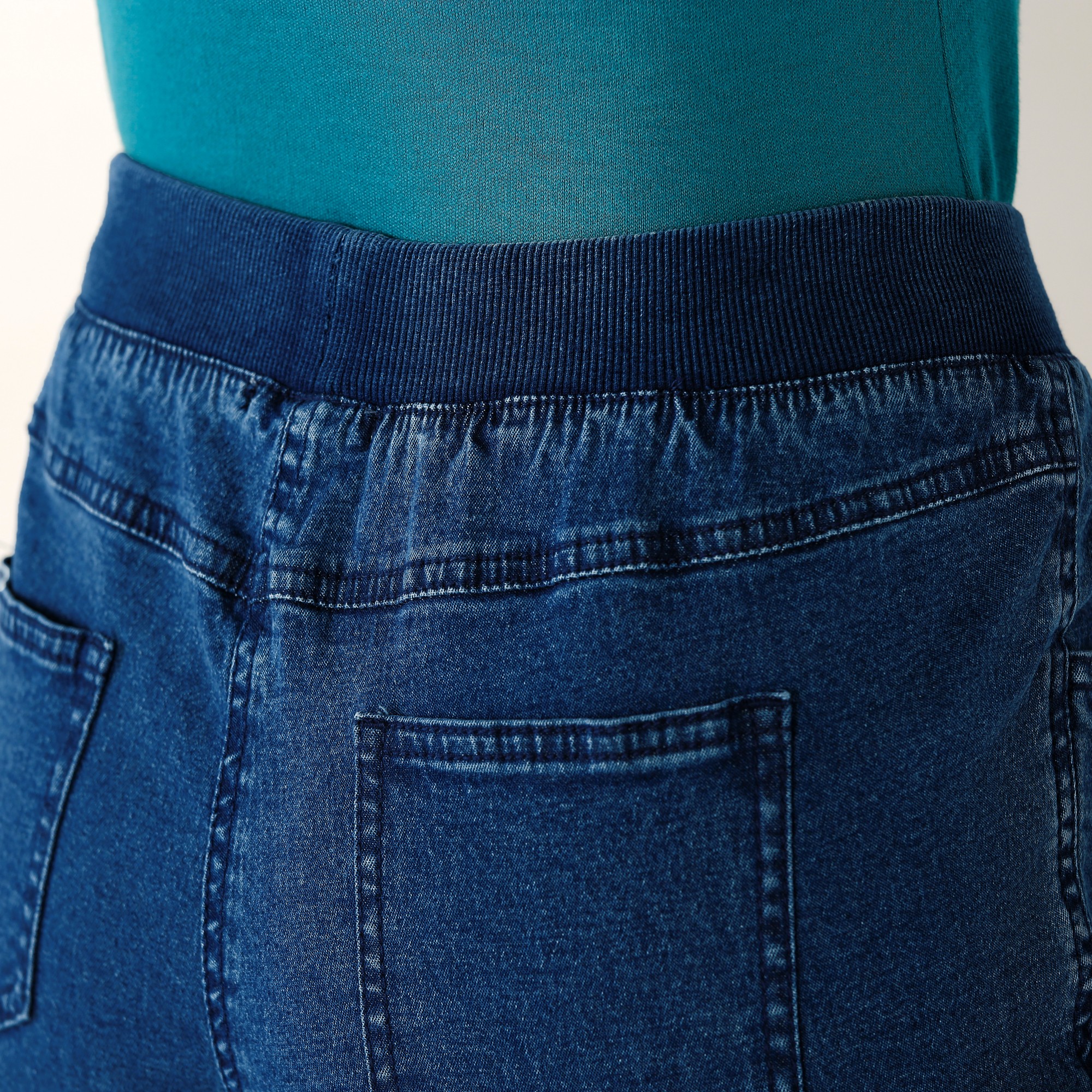 Jean droit ultra confort taille elastiquee stone Blancheporte