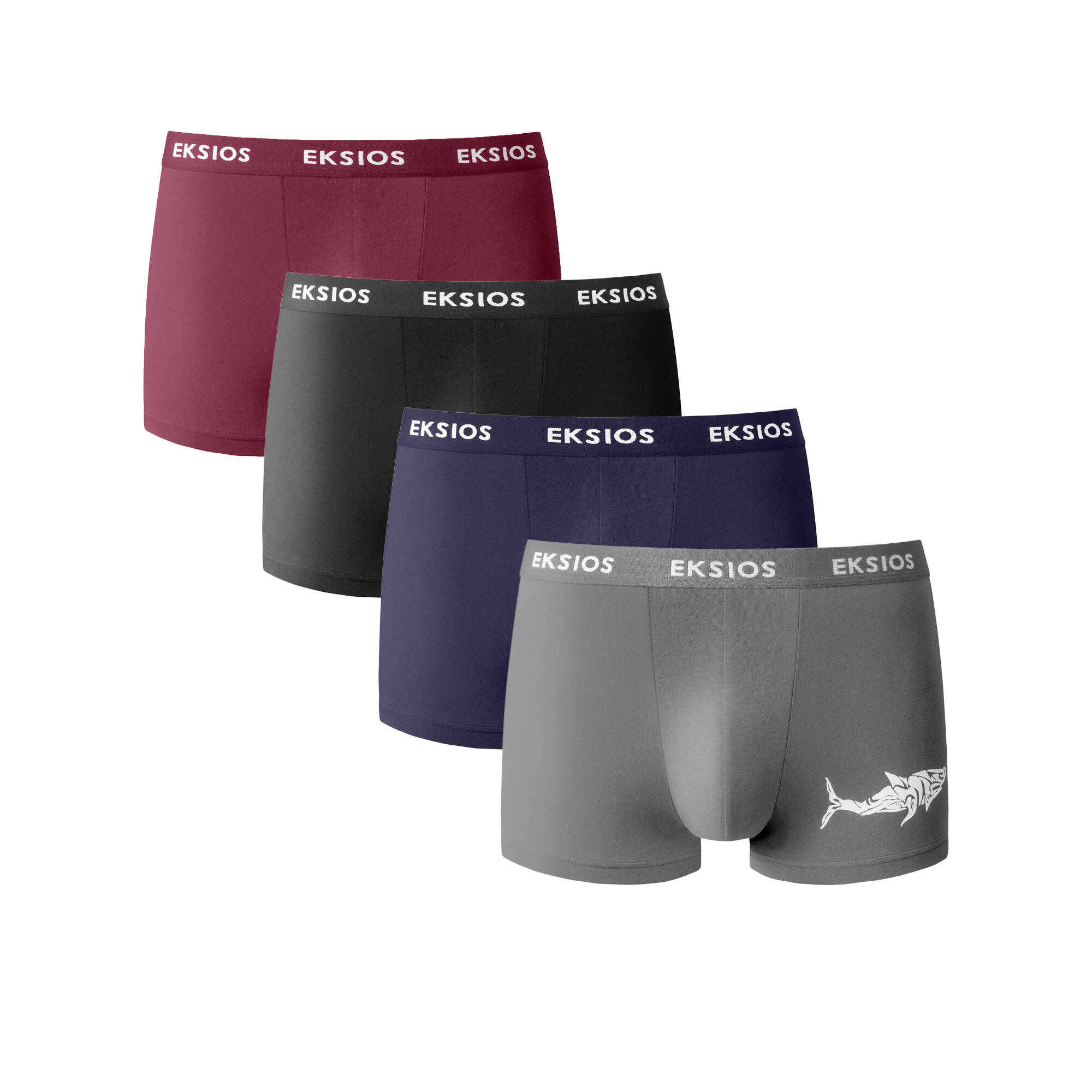 Boxer motif tattoo - lot de 4 - Blancheporte