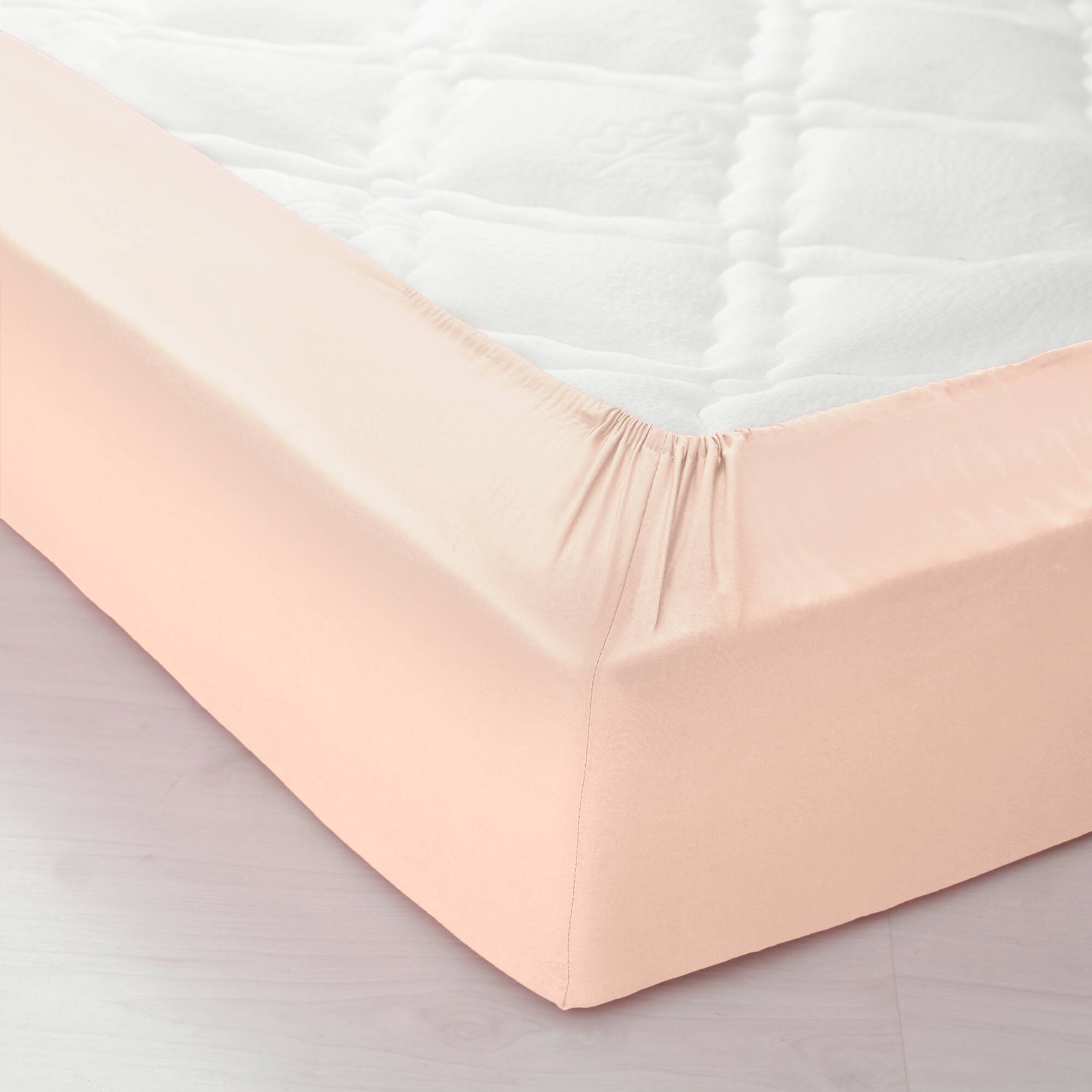 Drap-housse uni coton bonnet 32 cm - Blancheporte