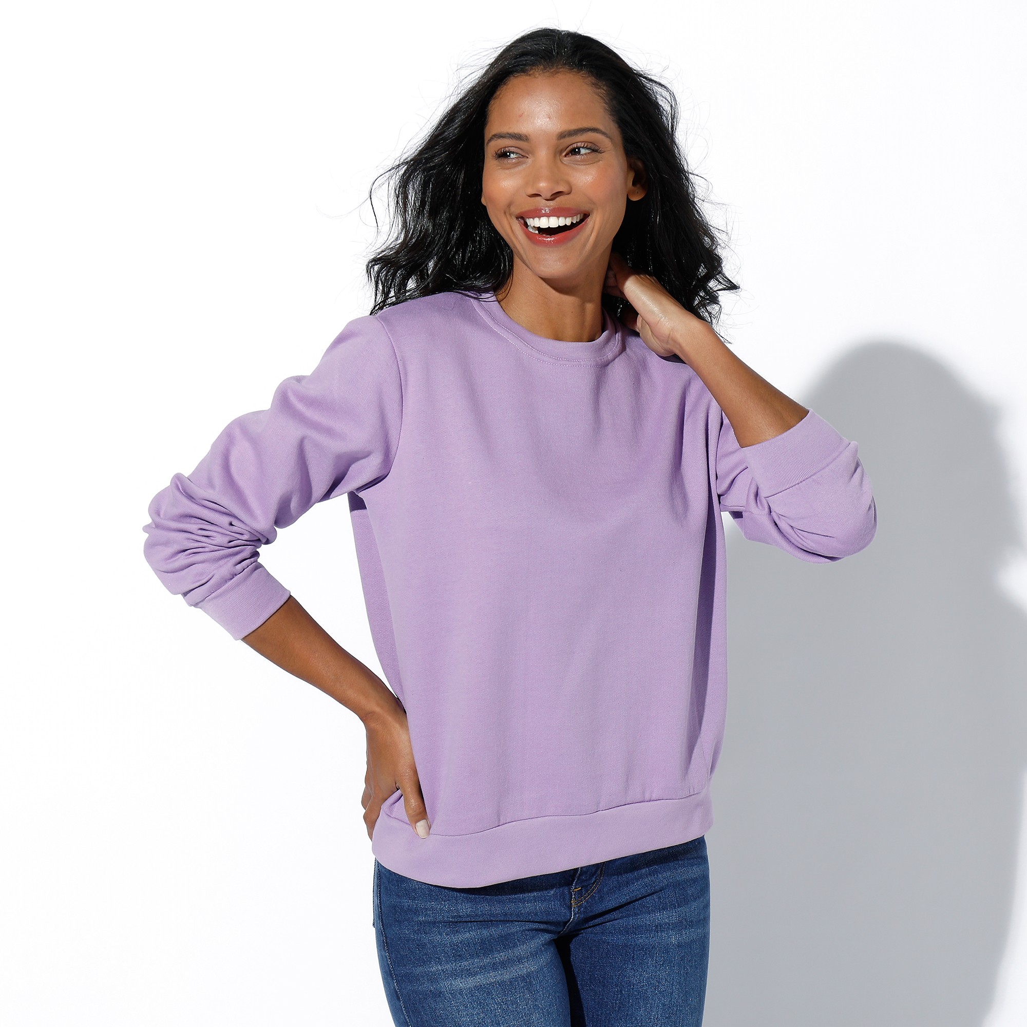 Sweat Molleton Uni - Blancheporte