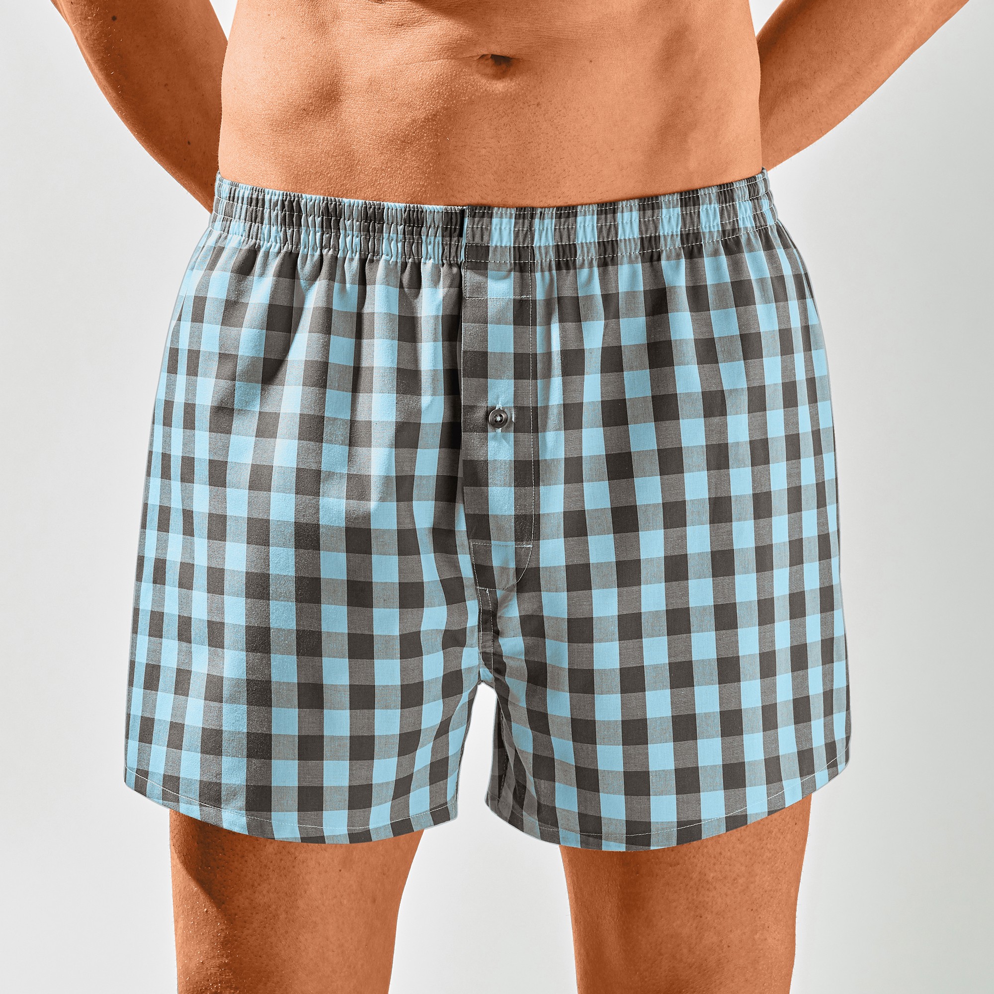 Caleçon Petits Carreaux - Lot De 3 - Blancheporte