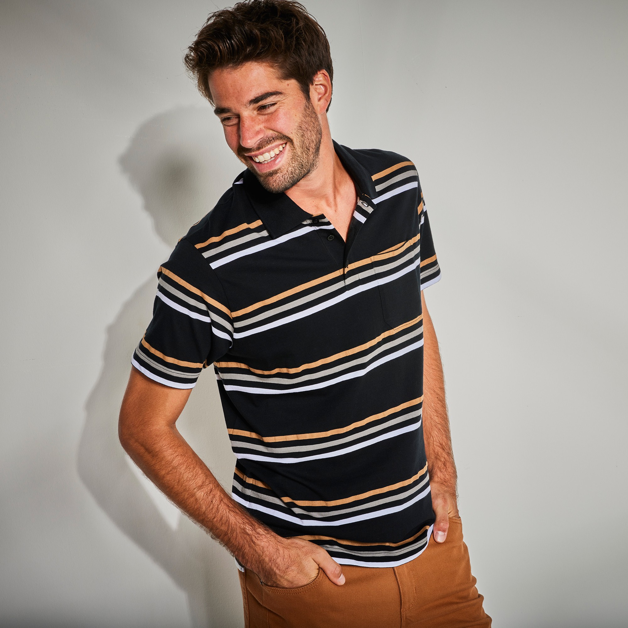 Polo Rayé Manches Courtes - Blancheporte