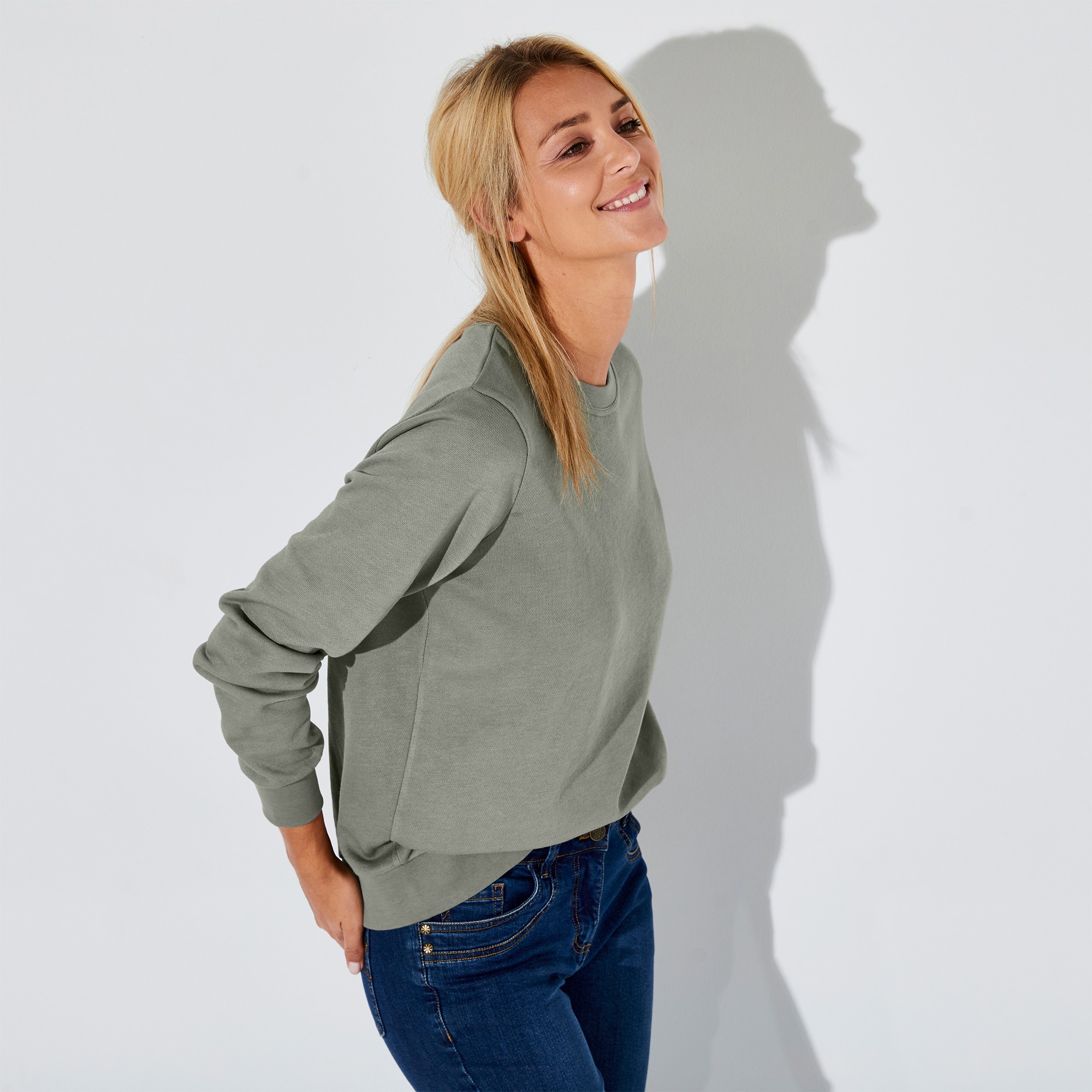 Sweat Molleton Uni - Blancheporte