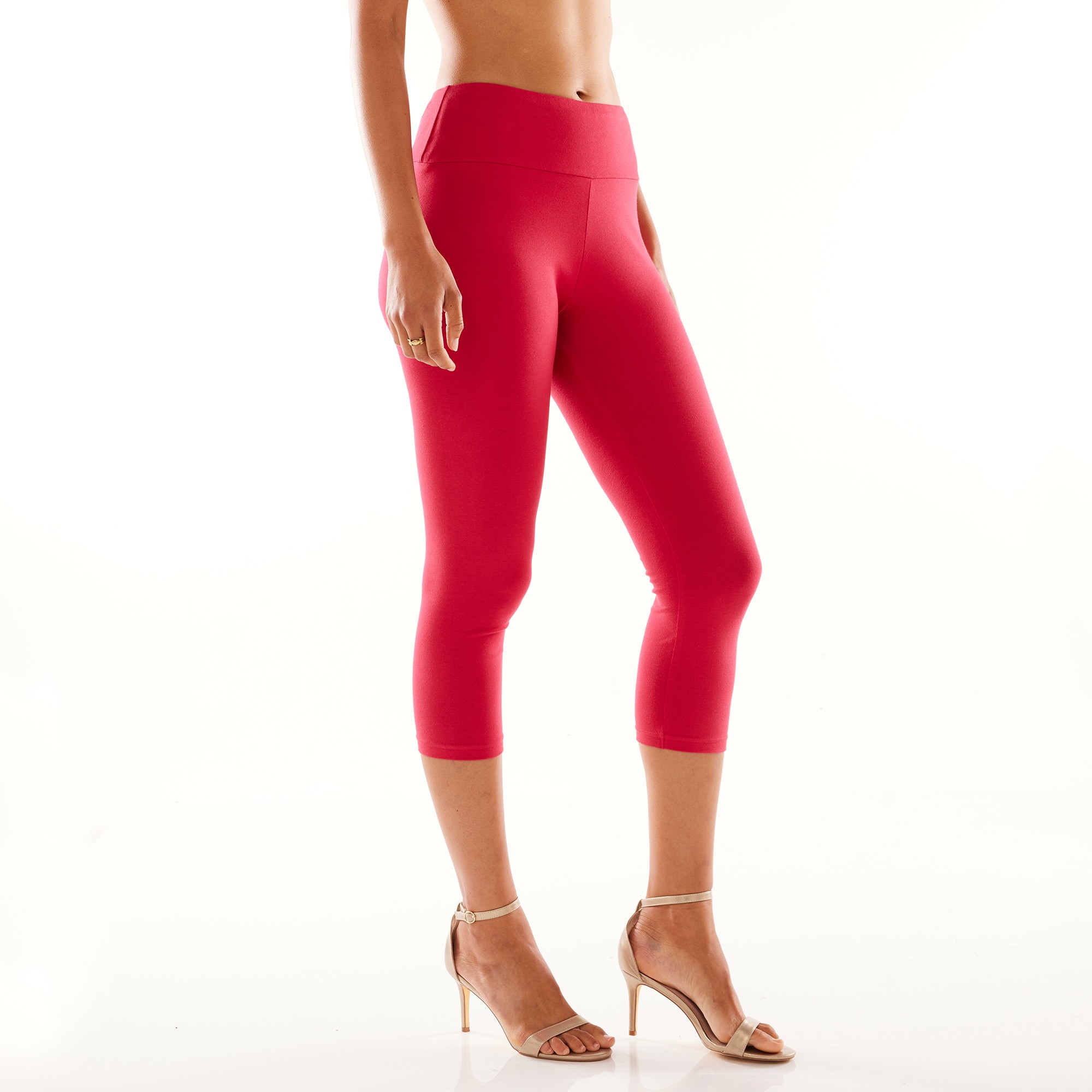 Legging 3/4 Taille Haute, Ventre Plat - Blancheporte